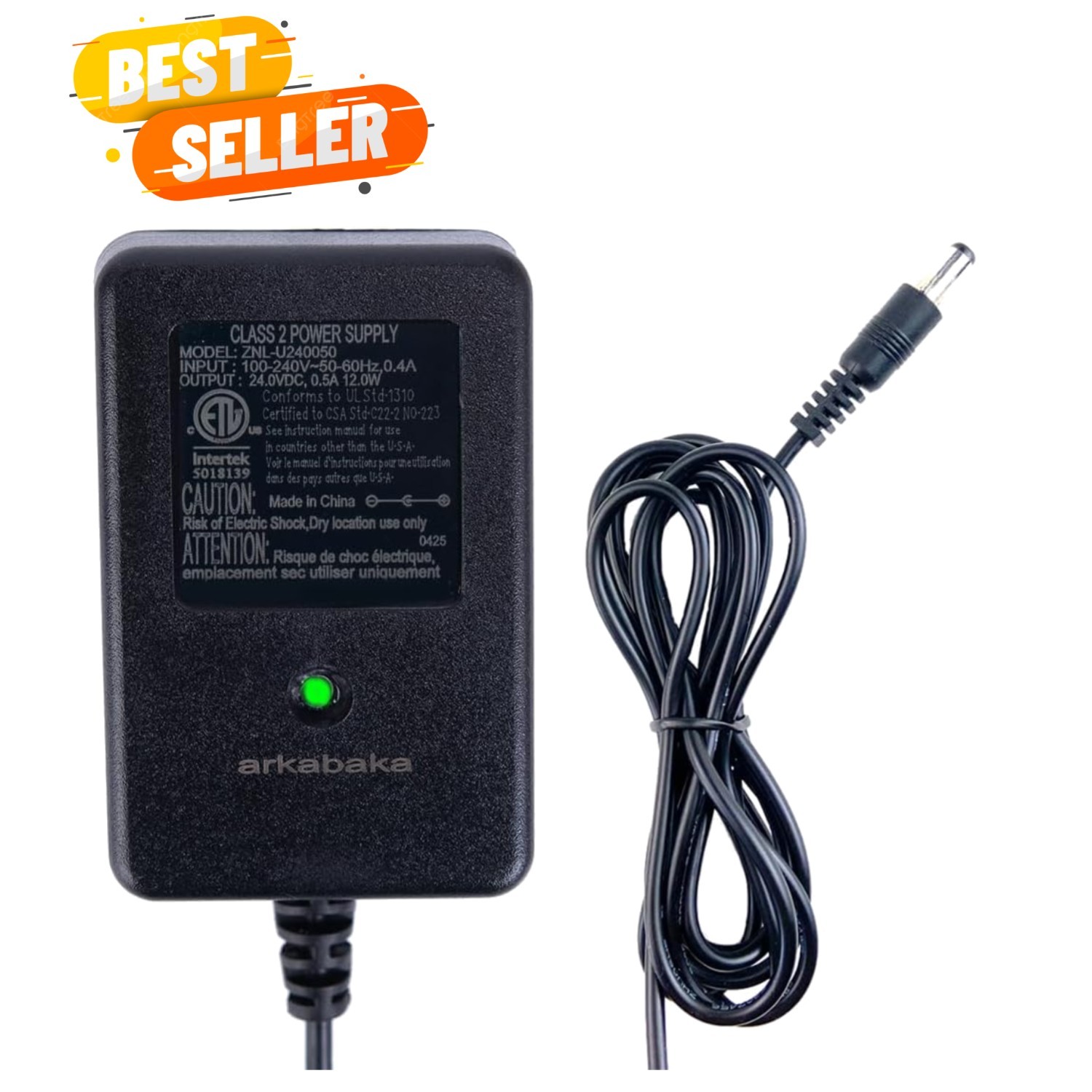 24V Charger for Ride-On Toys with LED Charging Indicator – Safe & Reliable