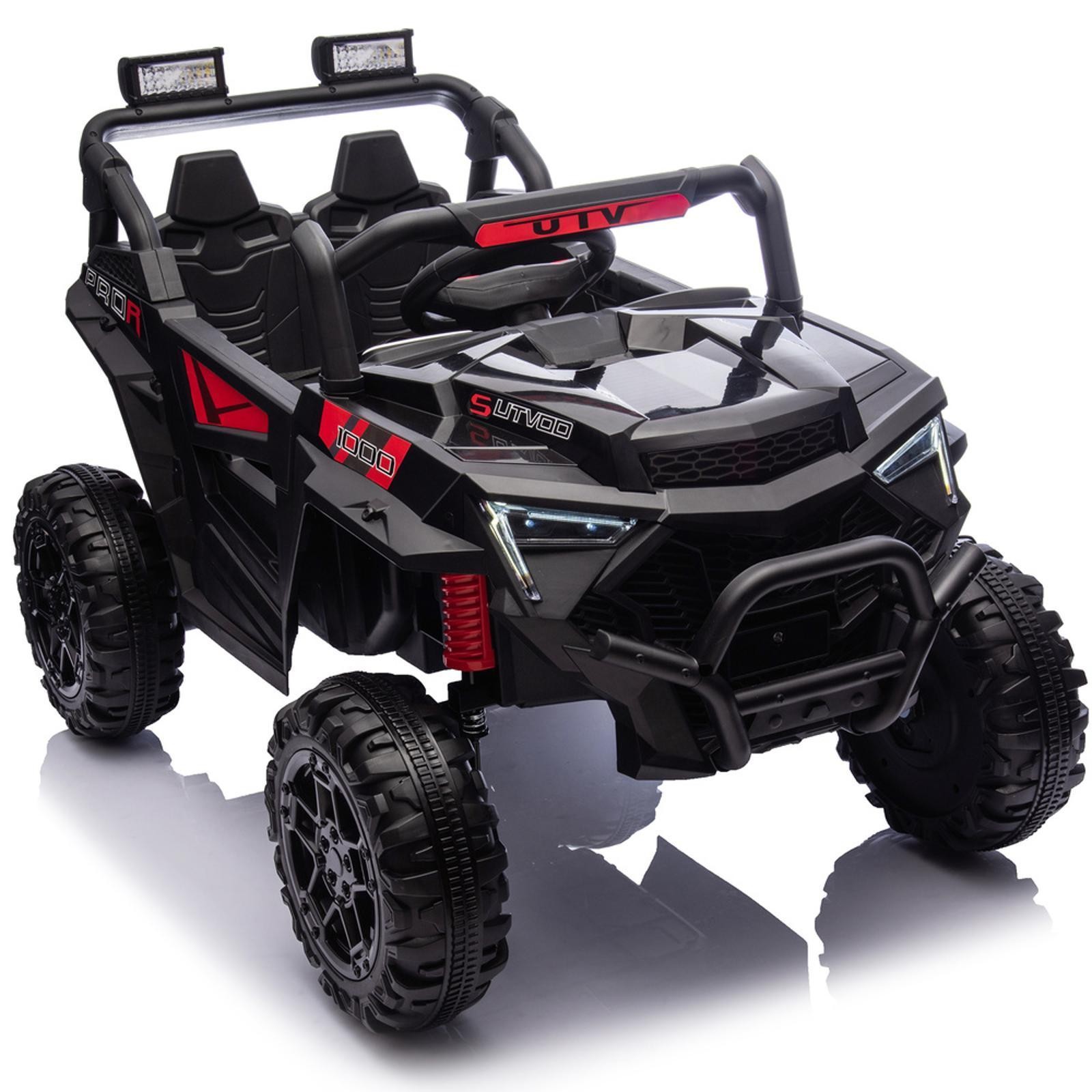 24V Kids Ride UTV Electric Toy Car with Wireless Remote LED Lights for