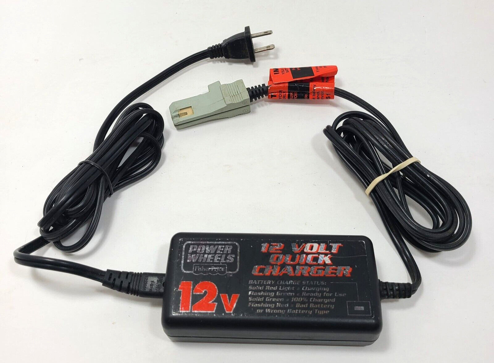 Fisher Price Power Wheels 12 Volt Quick Charger Model 00801-1429