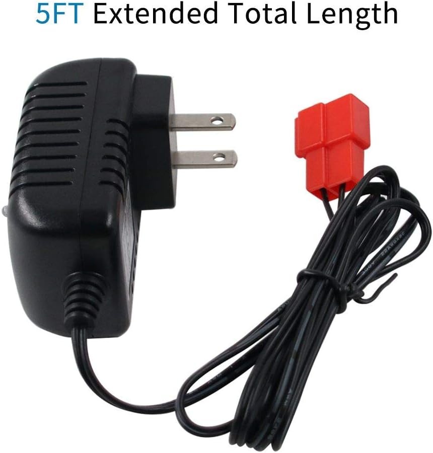 6V Kids Powered Ride On Car Charger, Replacement 6 Volt Battery Charger for Kid