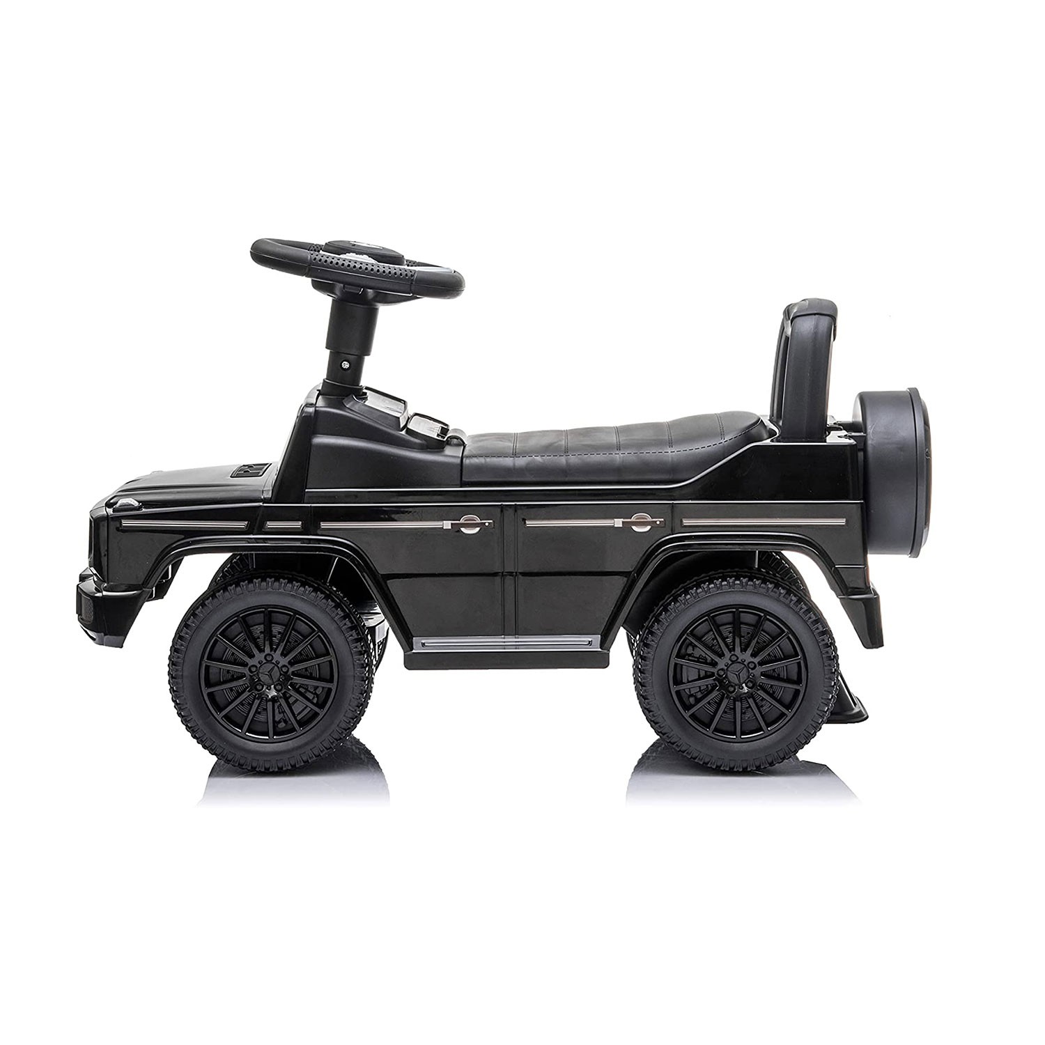 Best Ride On Cars Realistic Mercedes G-Wagon Push Car & Walker, Black (Open Box)
