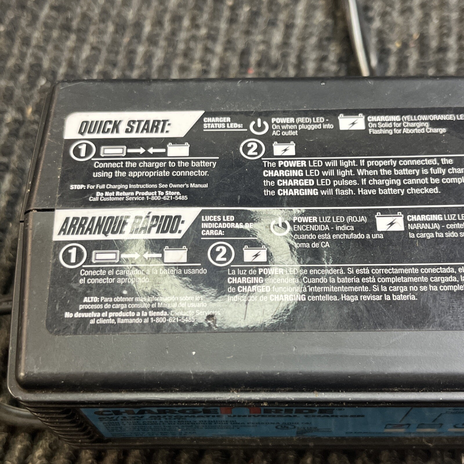 Schumacher Charge n Ride Charger Universal 3 Amp 6V/12V Automatic Kids Toys CR1