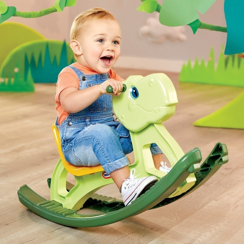 Easy Rockin Dino Lightweight Indoor Outdoor Ride On Toy Kids 18 Months Plus New