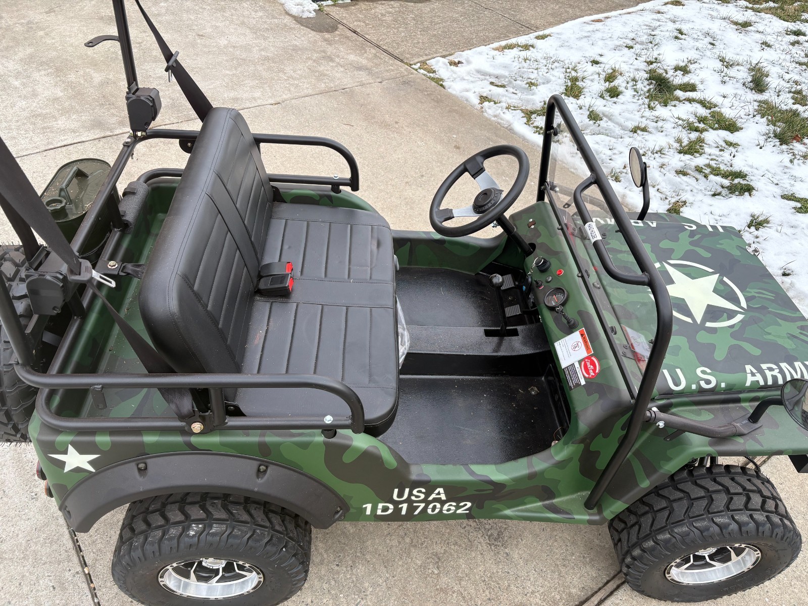 Kids Gas Powered 125CC Ride-On ATV Quad – 4 Wheeler Toy Vehicle Outdoor