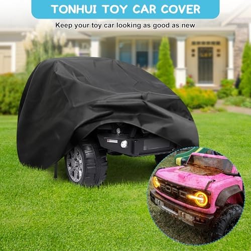 Kids Ride-On Toy Car Cover, Outdoor Wrapper Resistant 52″ x 28″ x 24″