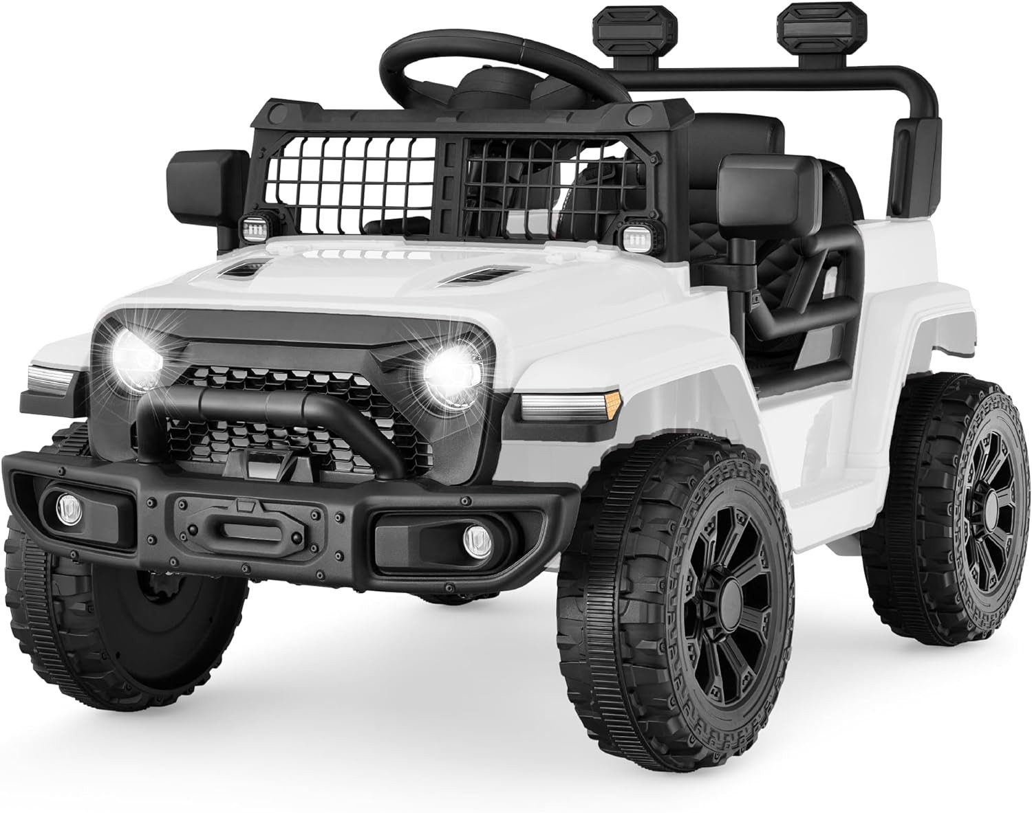 Carro Electrico Para Niños De 3 a 5 Años Montar Manejar Y Jugar Con Luces NUEVO
