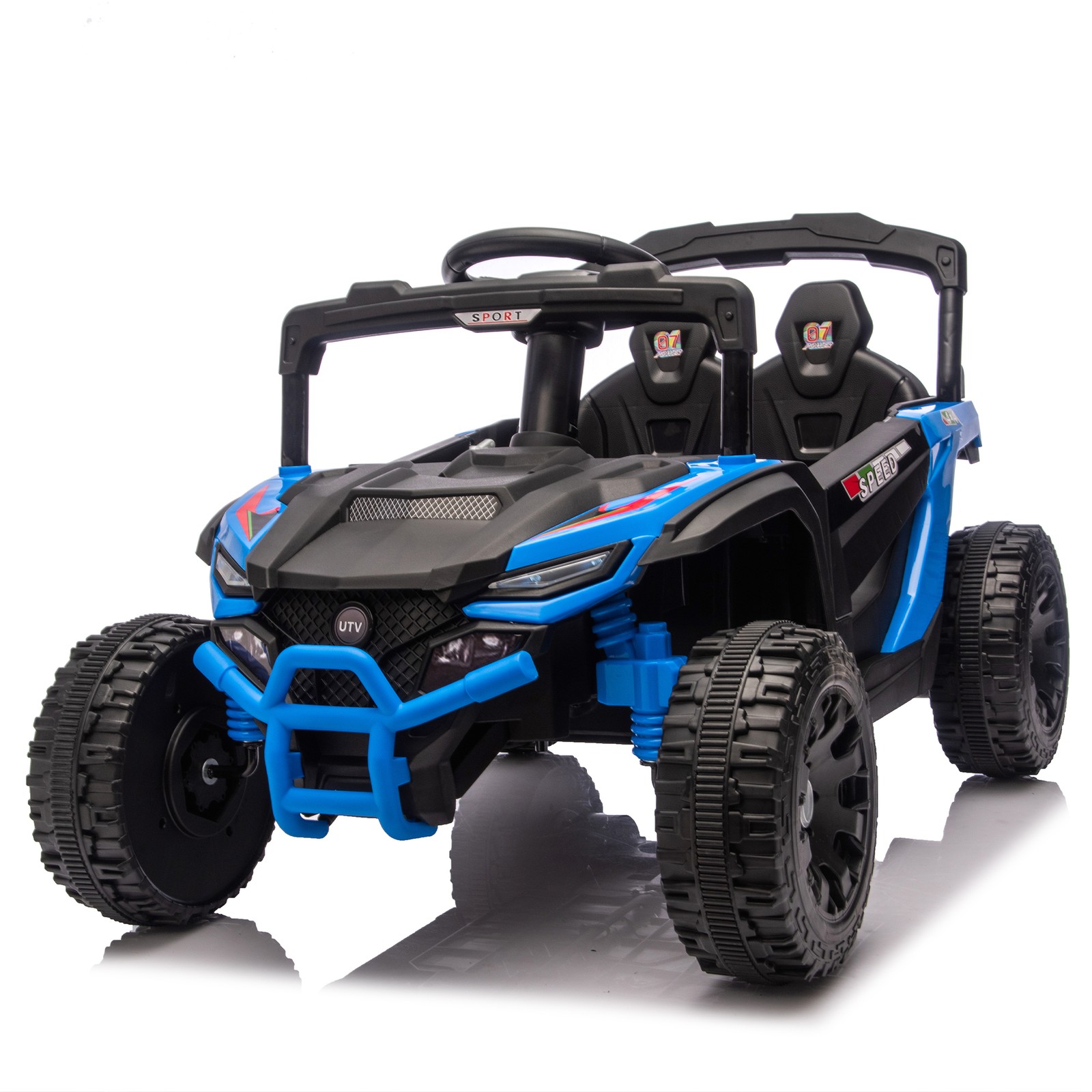 24V Kids Ride on UTV Electric Off-Road Car Speed 1.86-3.11mph w/Remote Control