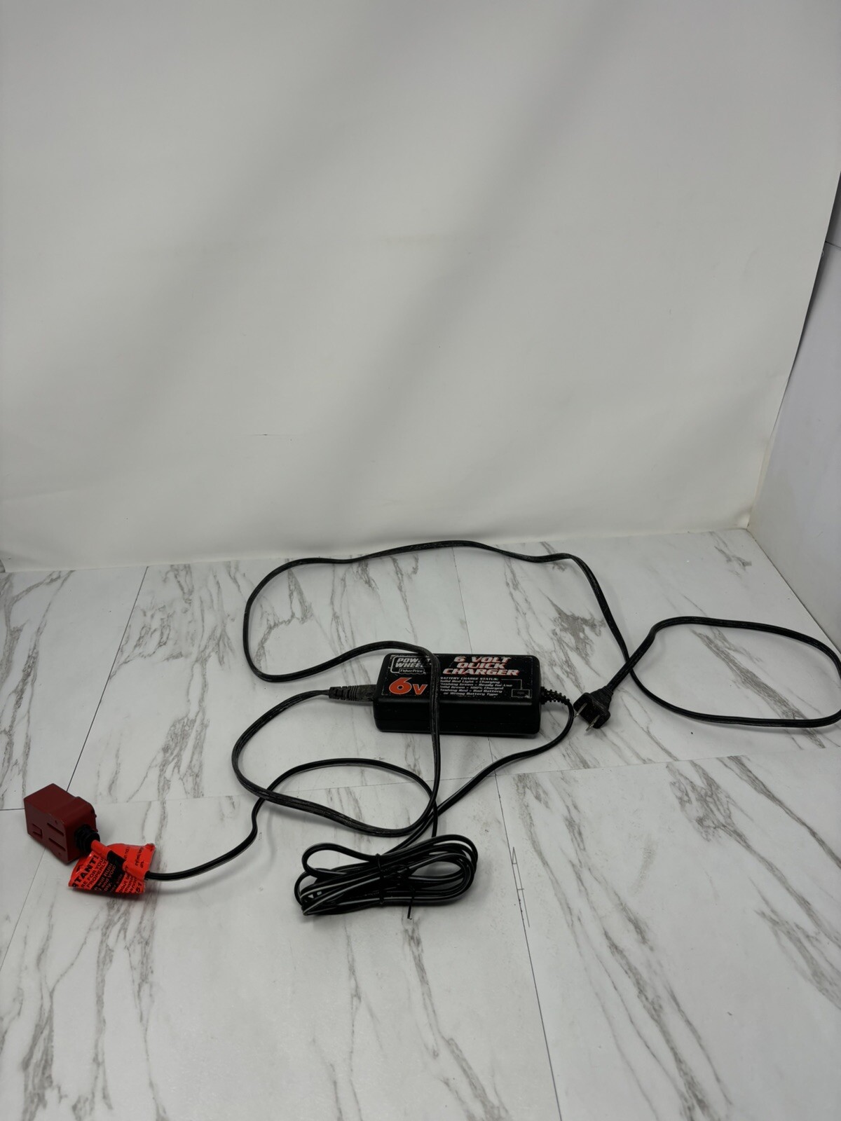 POWER WHEELS FISHER PRICE 6 VOLT QUICK BATTERY 6V 2.5A FAST CHARGER 00801-1484