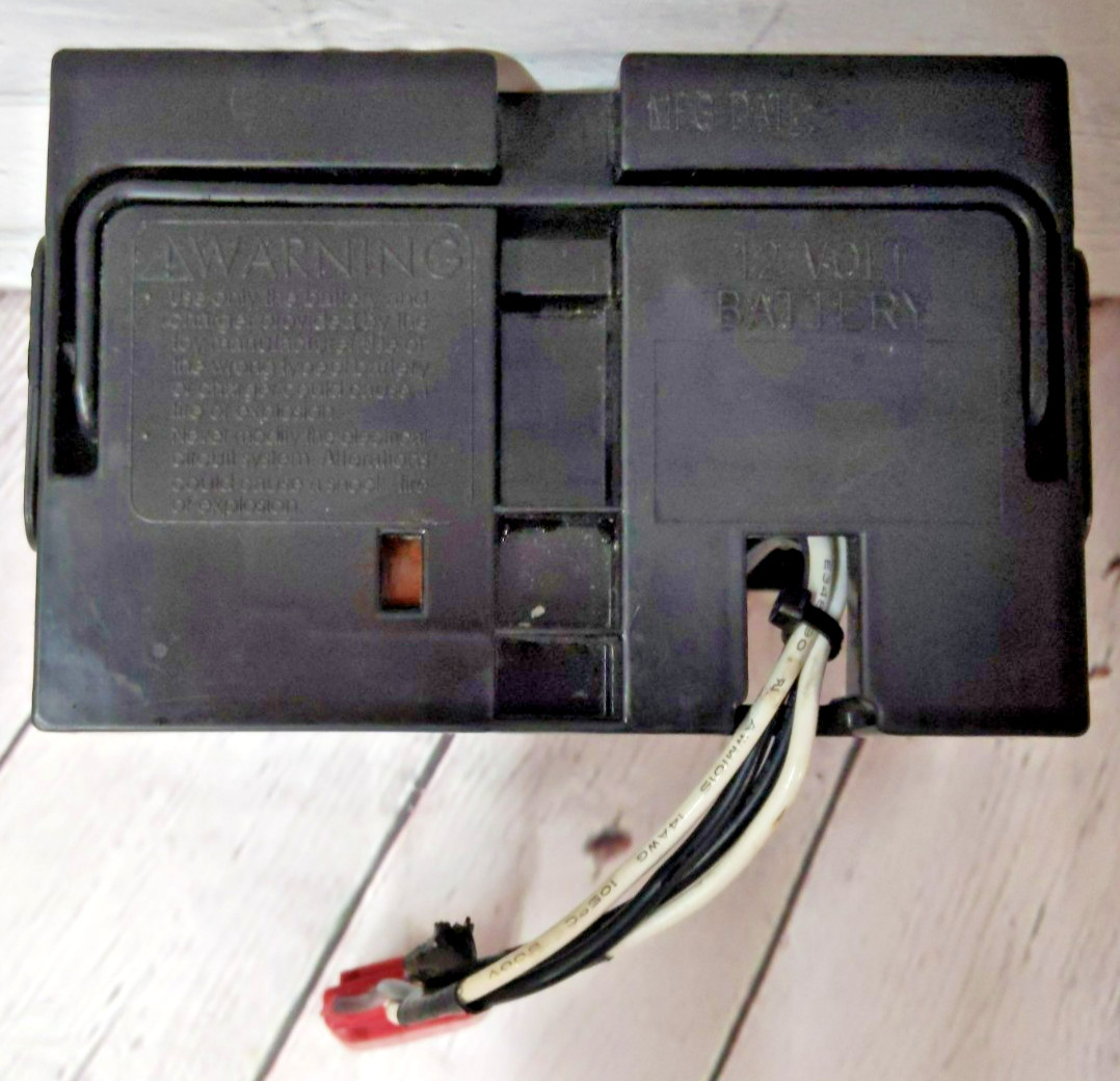 National Product Patrol Police Motorcycle 12V Battery Case and Wire Harness