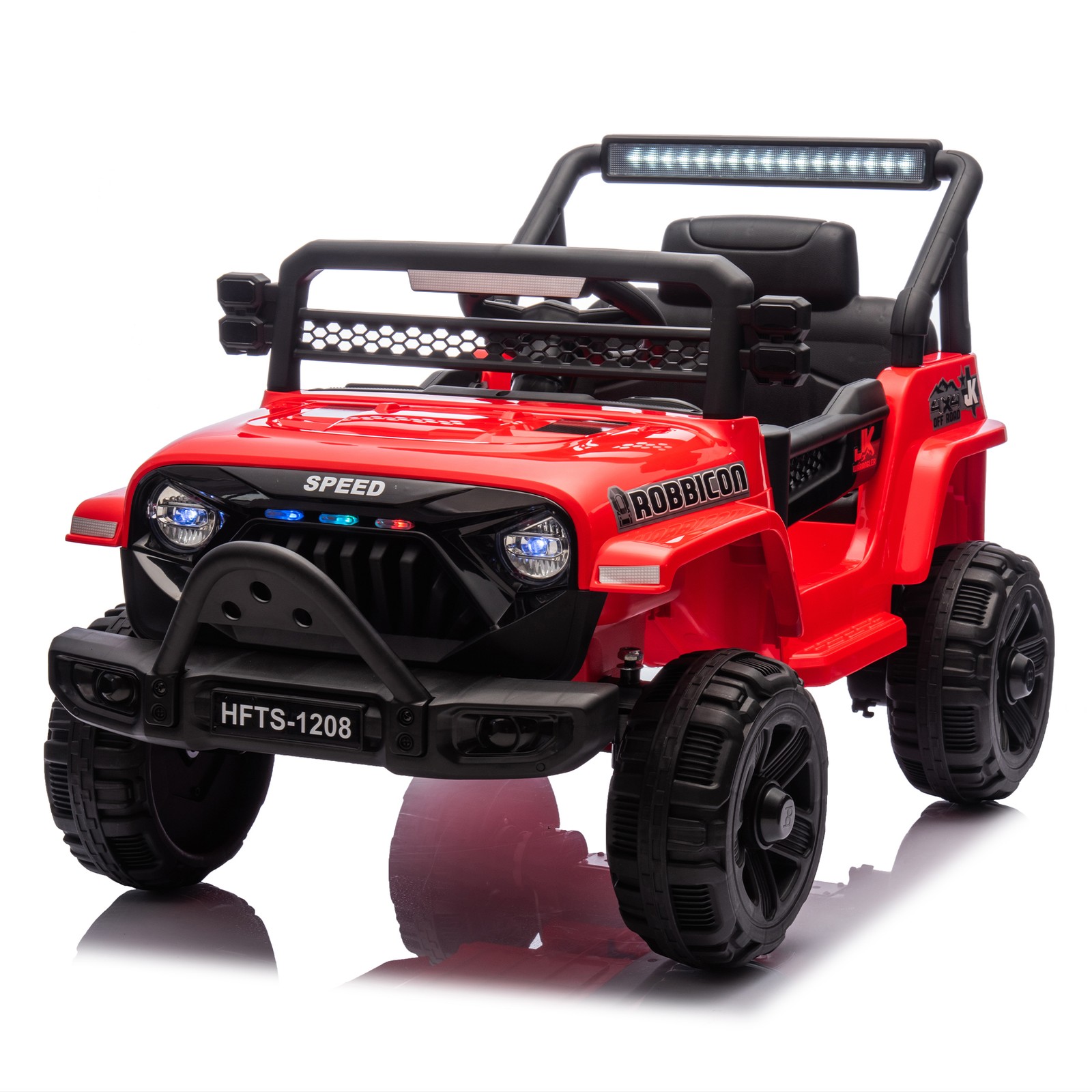 12V Kids Ride On Electric Truck Car Early education function kids aged 1-4 Red