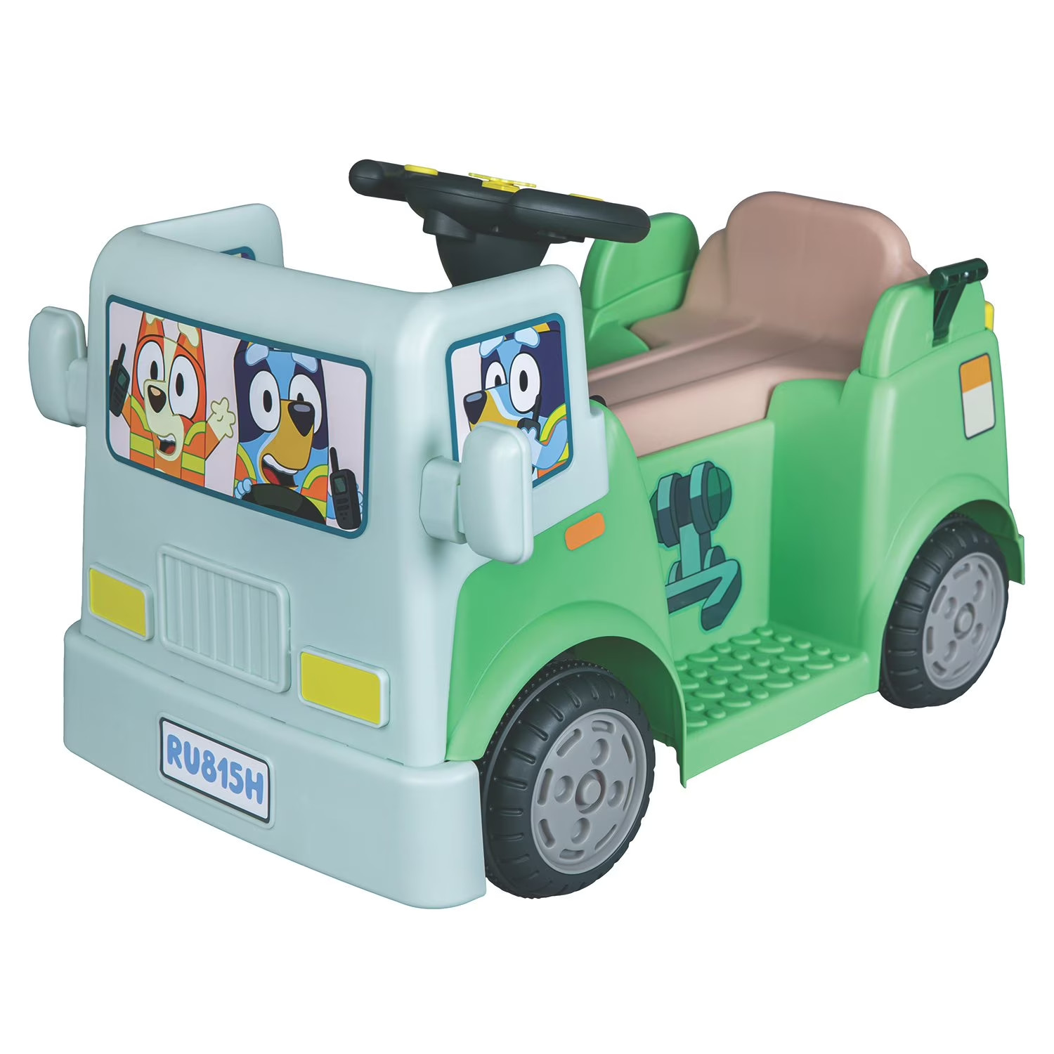 Bluey 6V Garbage Truck Ride-On Free Shipping