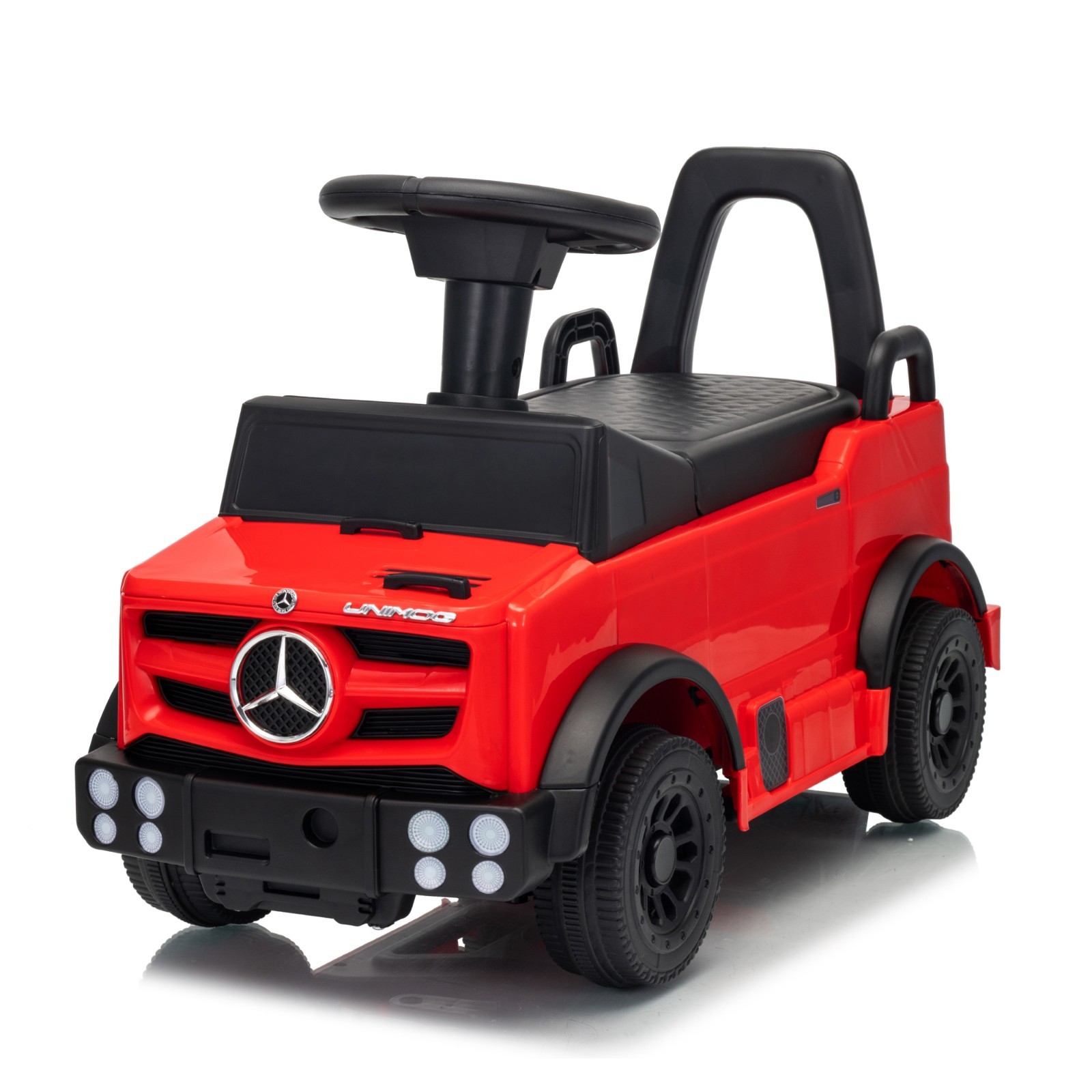 Red Kids Ride On Car Outdoor Stroller Mercedes Push Car Ride Racer for Age 1-3