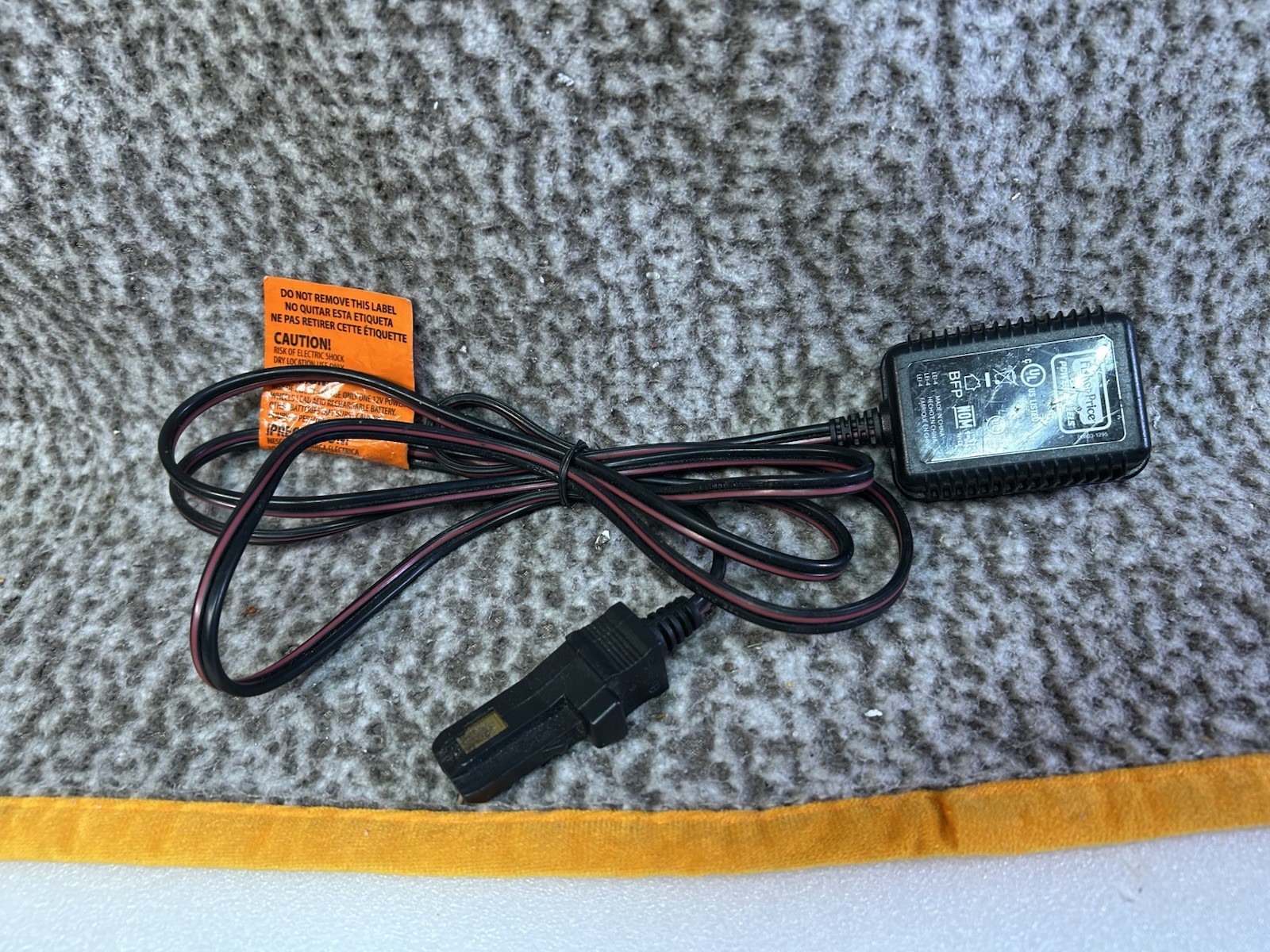 OEM Power Wheels 12V 1.0 A Battery Charger 00801-1480 00801-1778 00801-2101