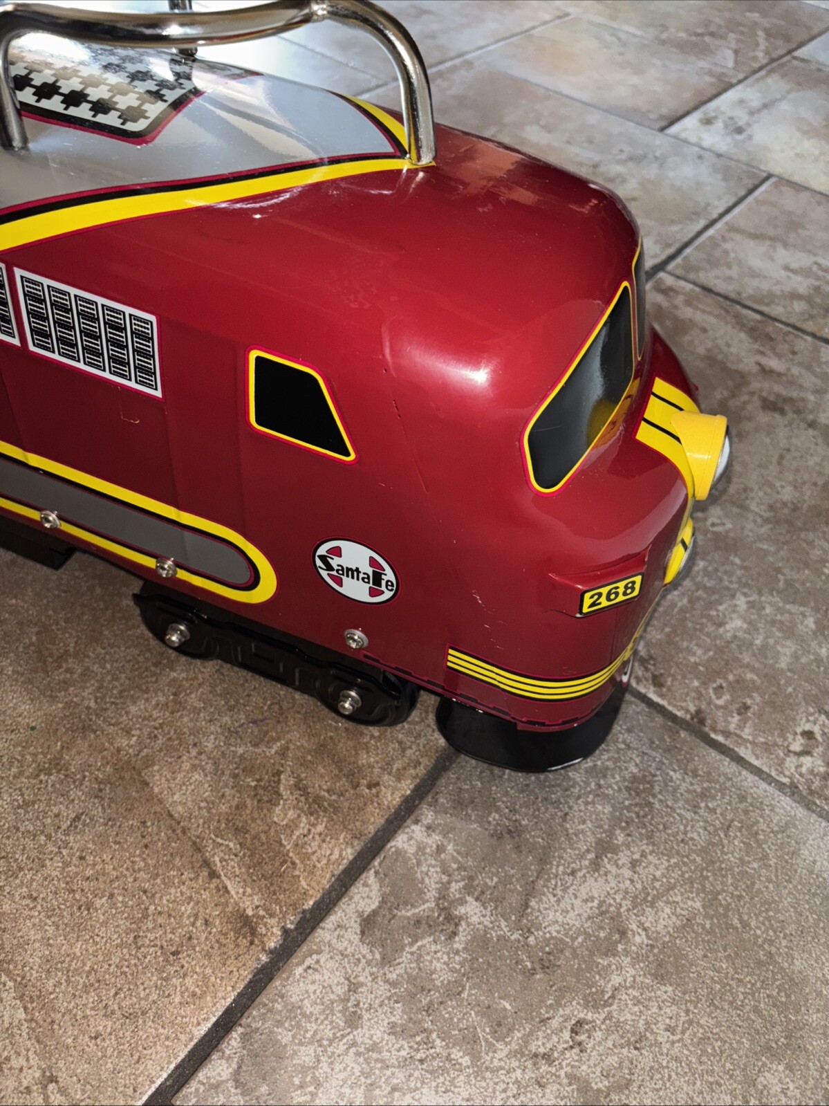 Morgan Cycle Kids Ride on Santa Fe Train Discontinued RARE