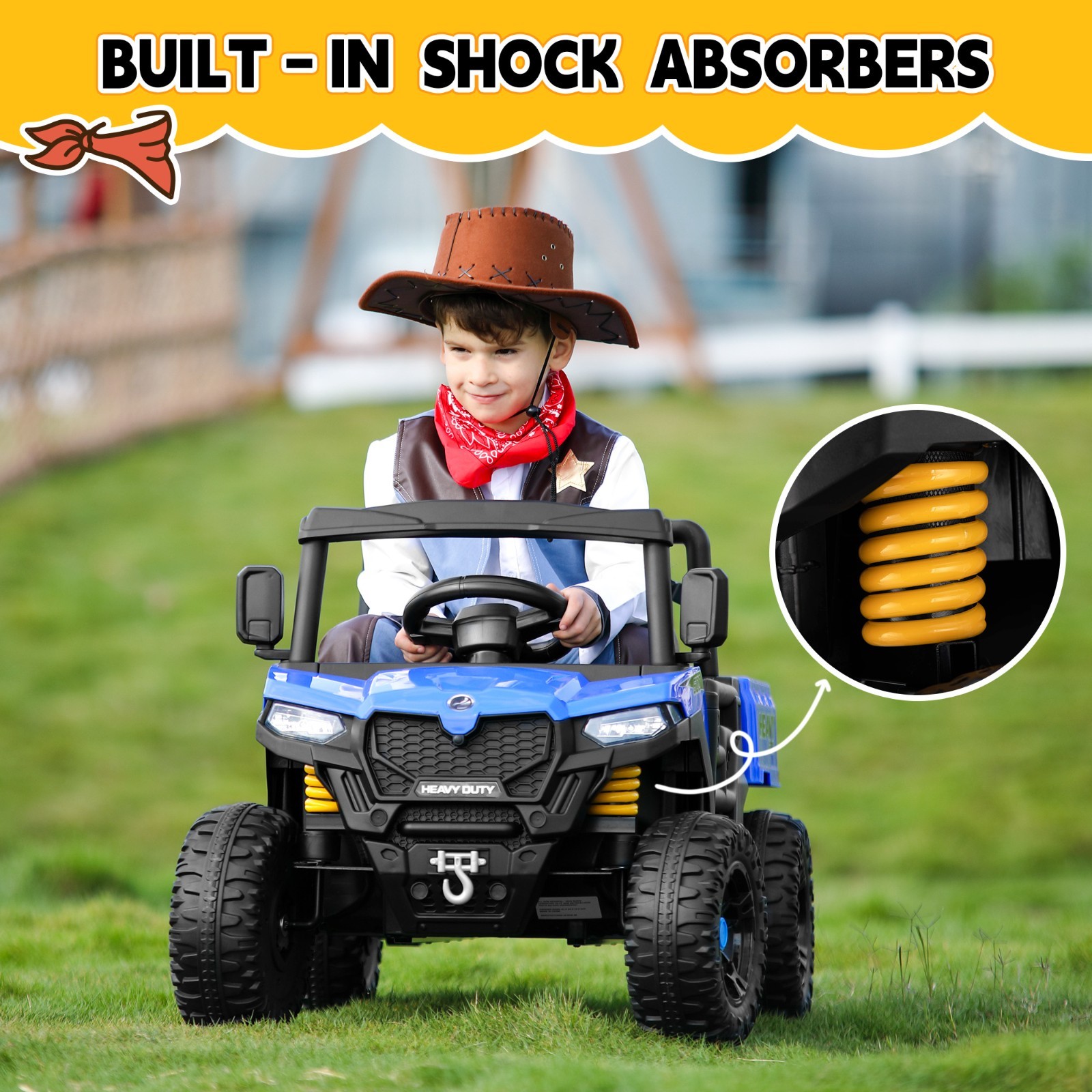 12V Kids Ride On Dump Truck Electric Construction Vehicle with Remote Control