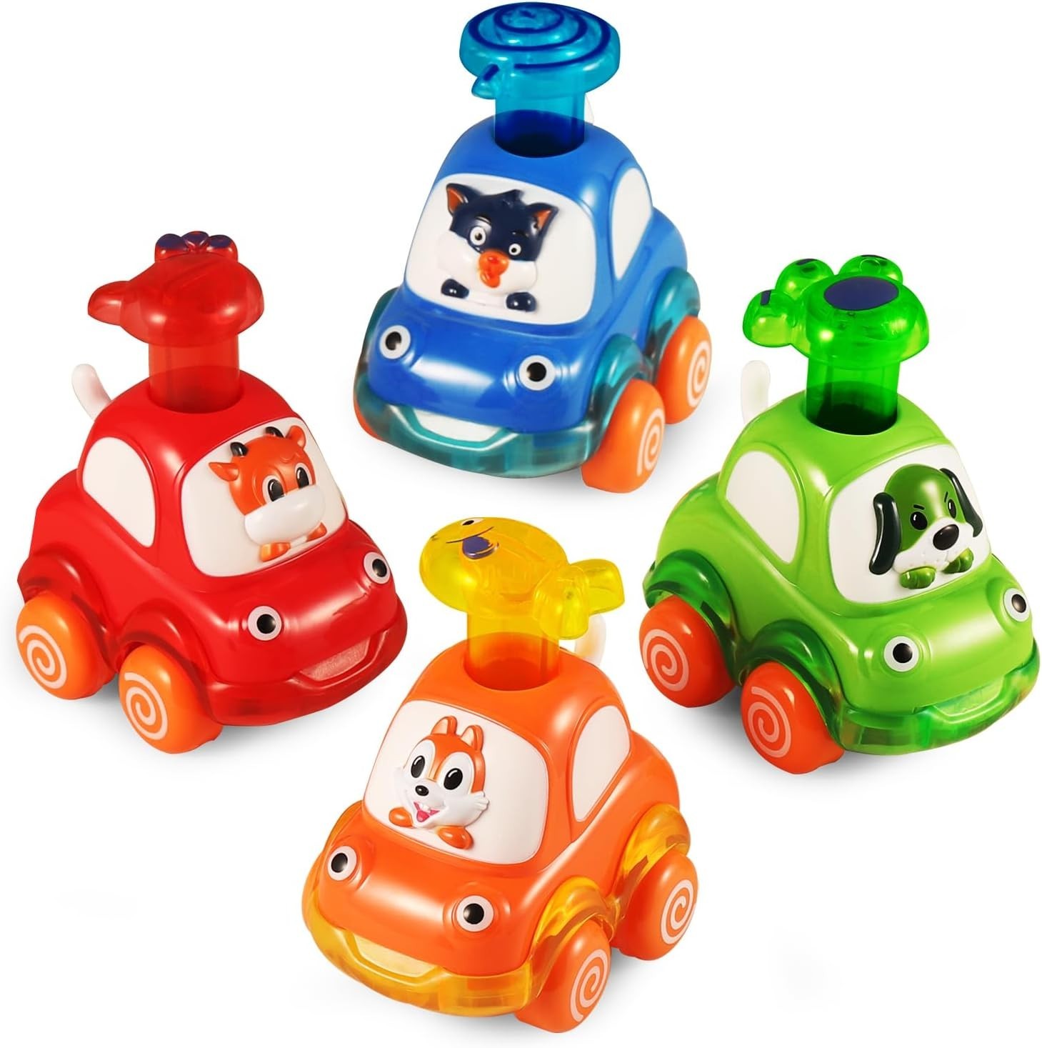 Press & Go Animal Cars for Toddlers – Safe and Educational Fun for Ages 1-3