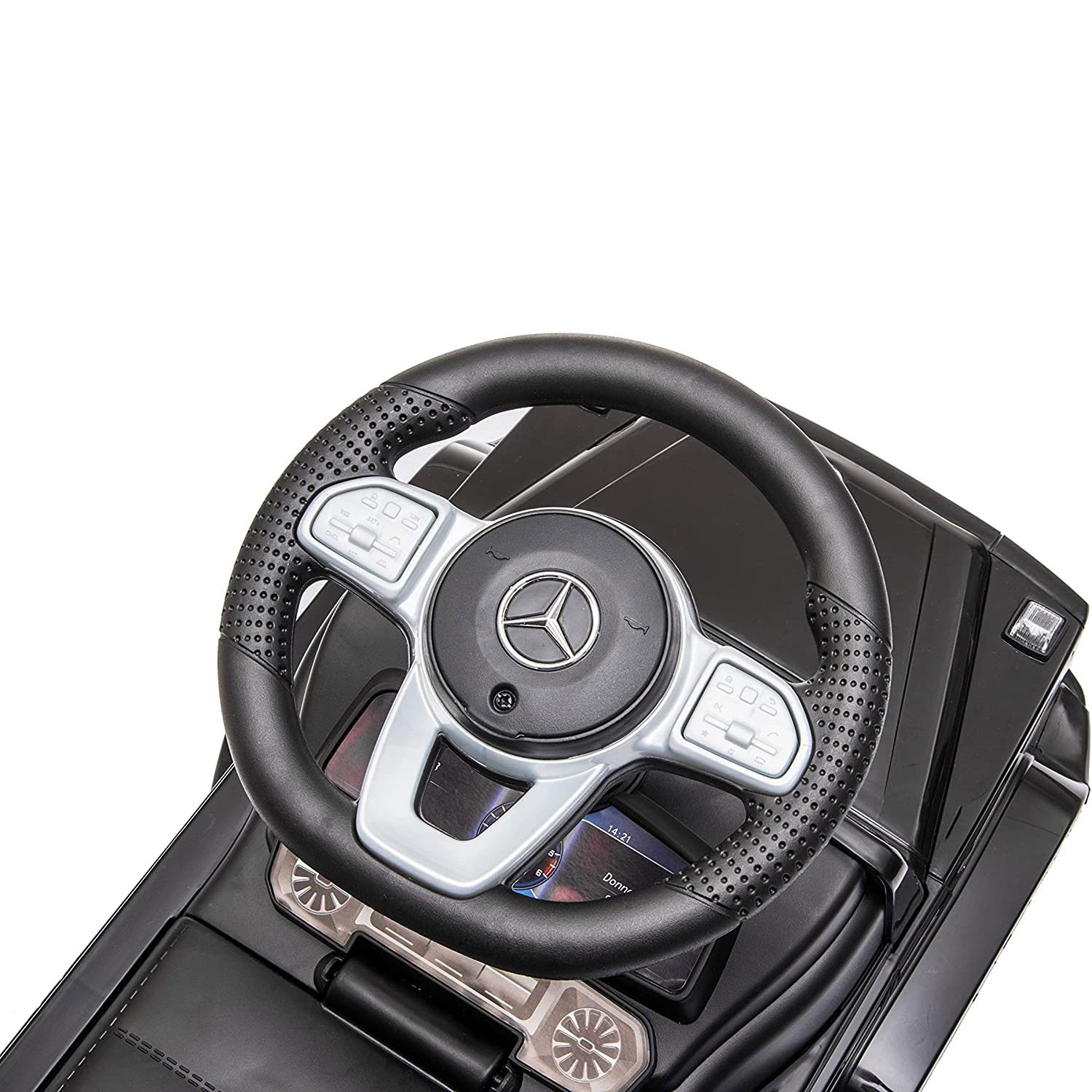 Best Ride On Cars Realistic Mercedes G-Wagon Push Car & Walker, Black (Open Box)