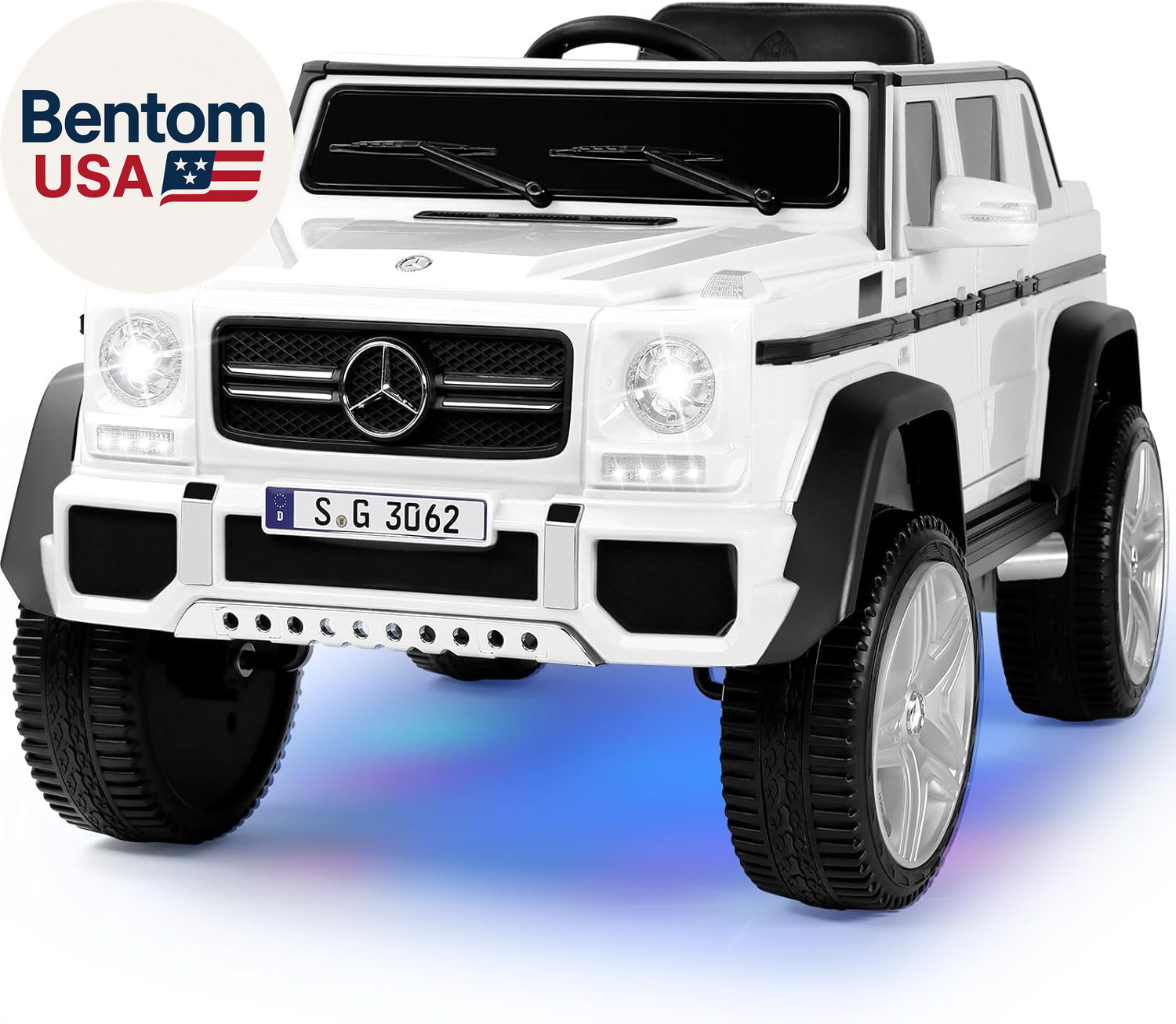 JOYLDIAS Kids Ride on Cars, Licensed Mercedes-Benz Maybach G650S, 12V7AH Battery