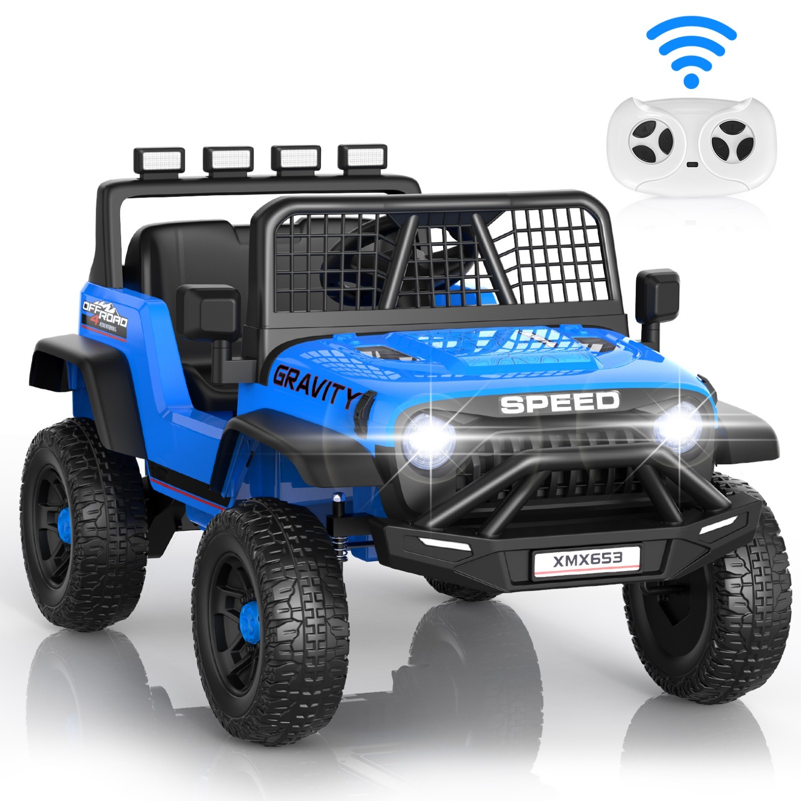 24V Kids Ride on Toy Electric Car Battery Power Wheel Truck w/Remote Control LED