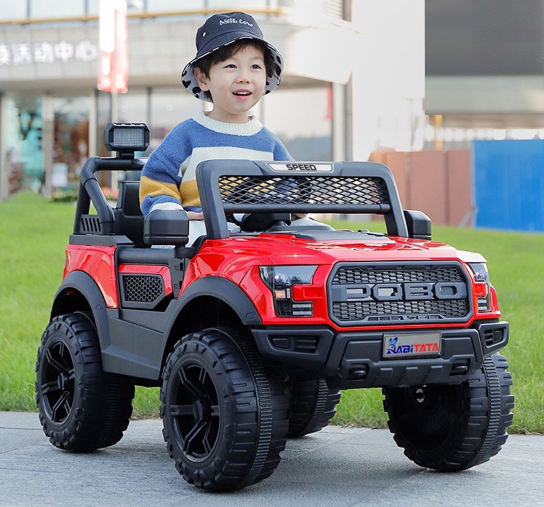 12V Kids Ride On Car – 2 Motors, Remote, Swing & Lights