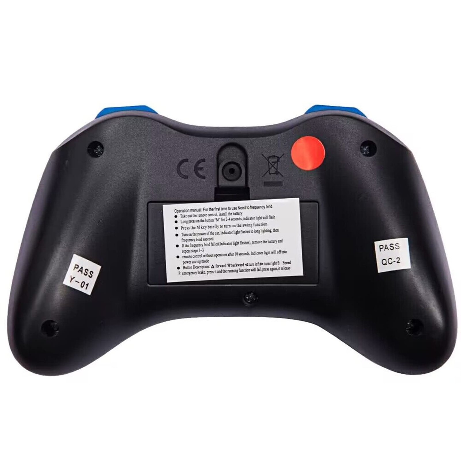 JIARUIXIN 2.4G Bluetooth Remote Control for Kids Powered Ride On Car, Blue