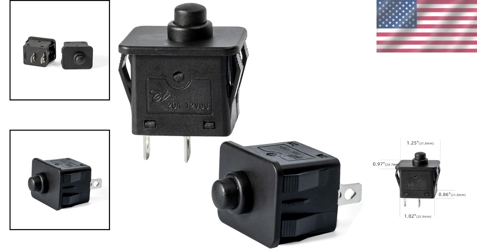 Durable Foot Pedal Switch Set for Kids’ Electric Cars – 6V & 12V Compatible