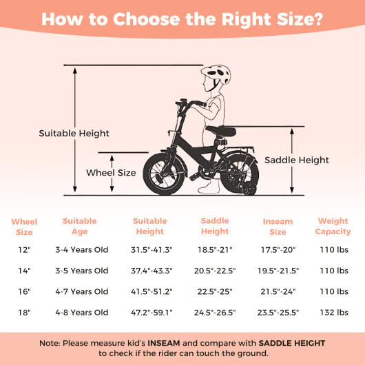 16 Inch Kids Bike Adjustable for 3-8 Years Old Children Pink – Stars & Moon – Co