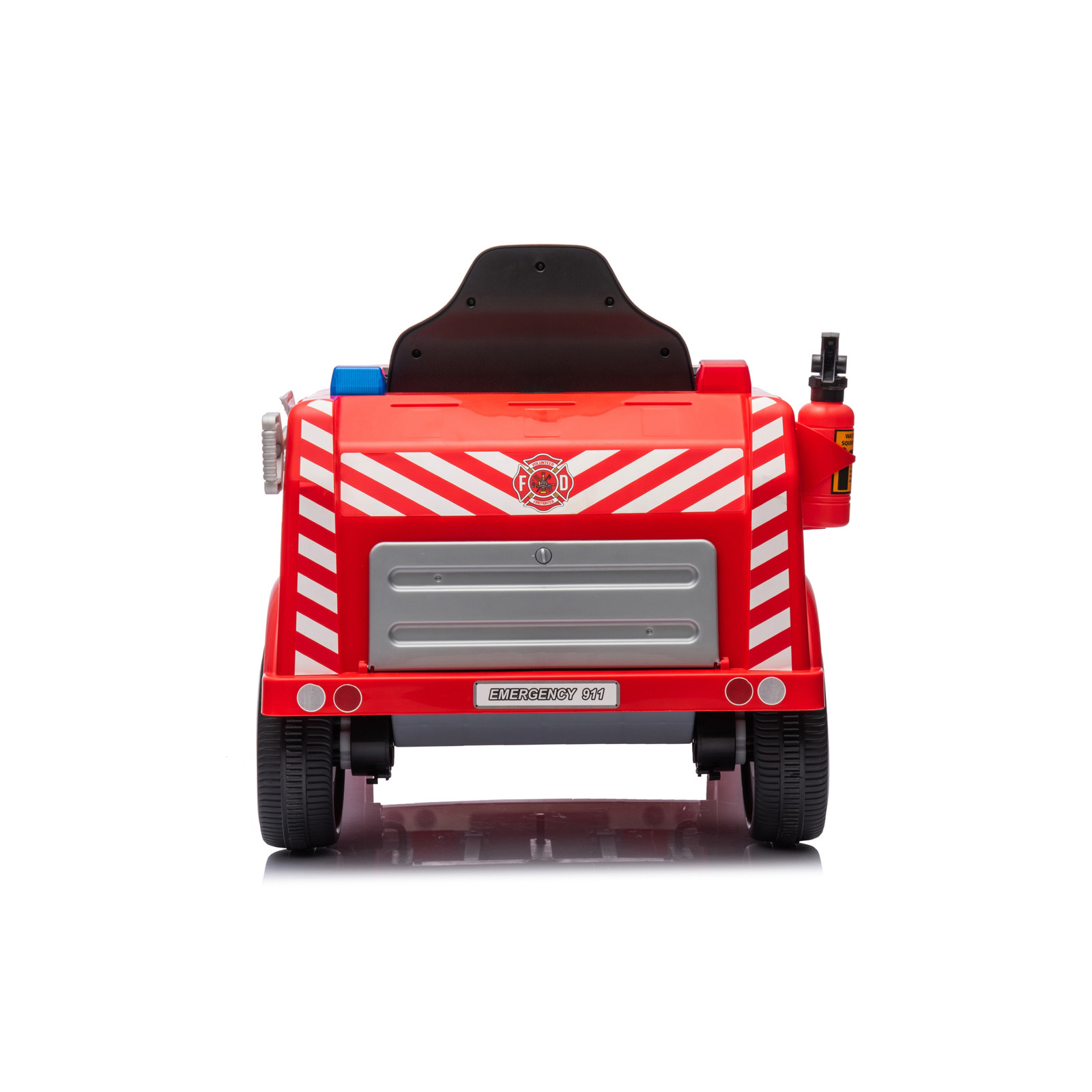 12V Freddo Firetruck Ride On Toy Car 1 Seater Electric Fire Truck with Remote