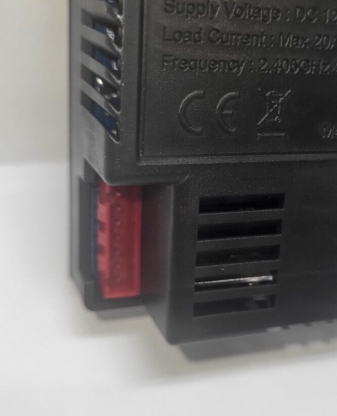 B Socket JR-RX-12V Receiver Match 2.4Ghz 7 Pin Red Plug