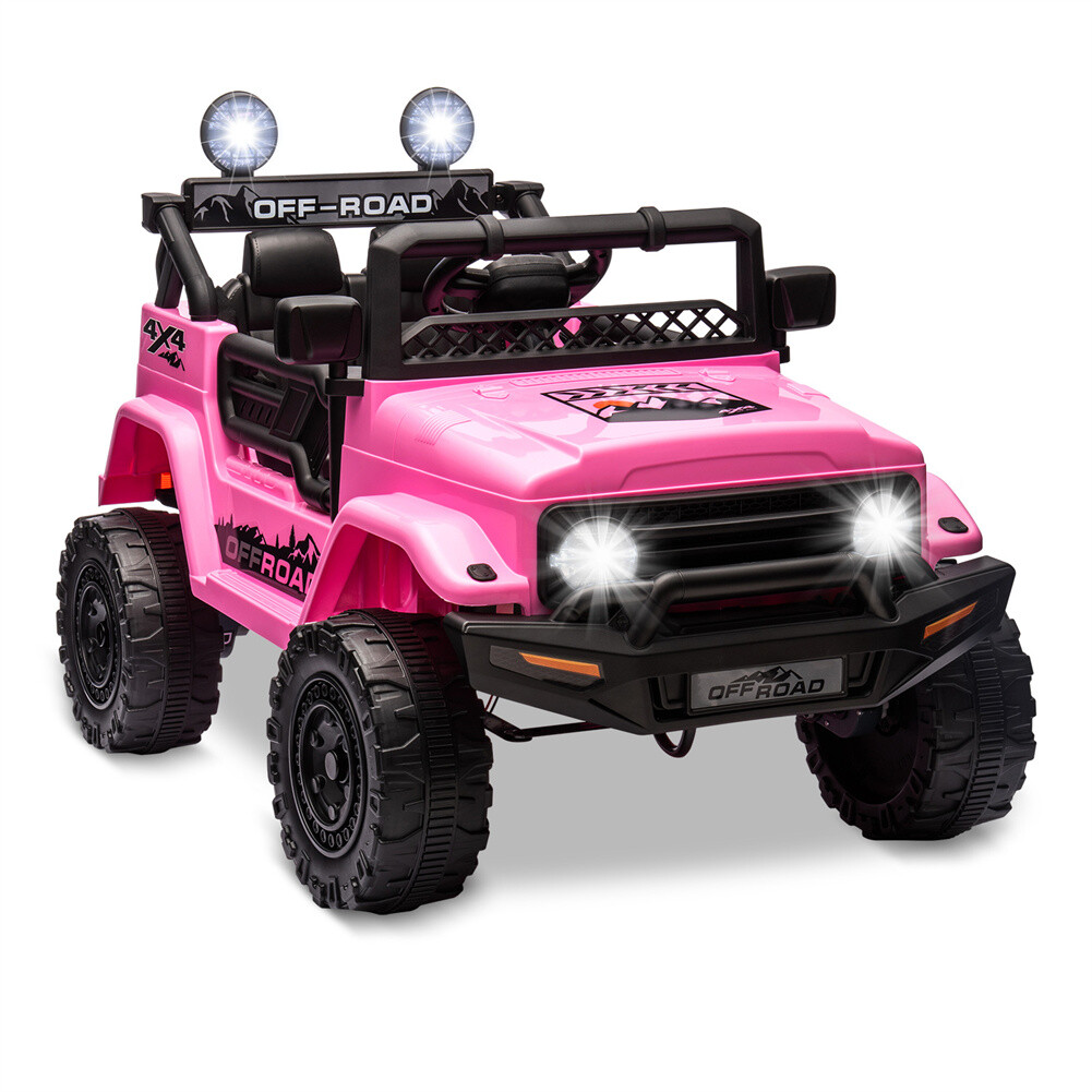 12V Kids Ride On Car 2 Seater Electric Vehicle Toy Truck Jeep w/Remote Control