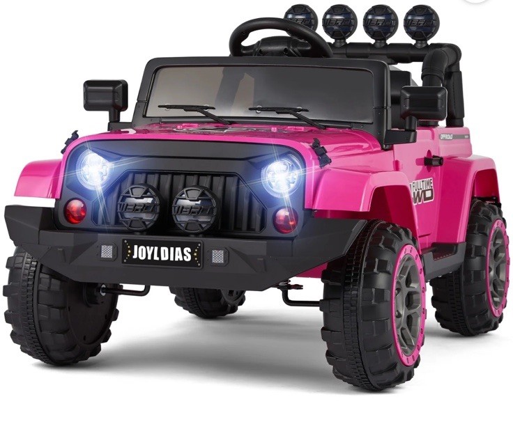 JOYLDIAS Kids Ride on Truck Electric Car w/ Bluetooth Remote Control MP3 Player