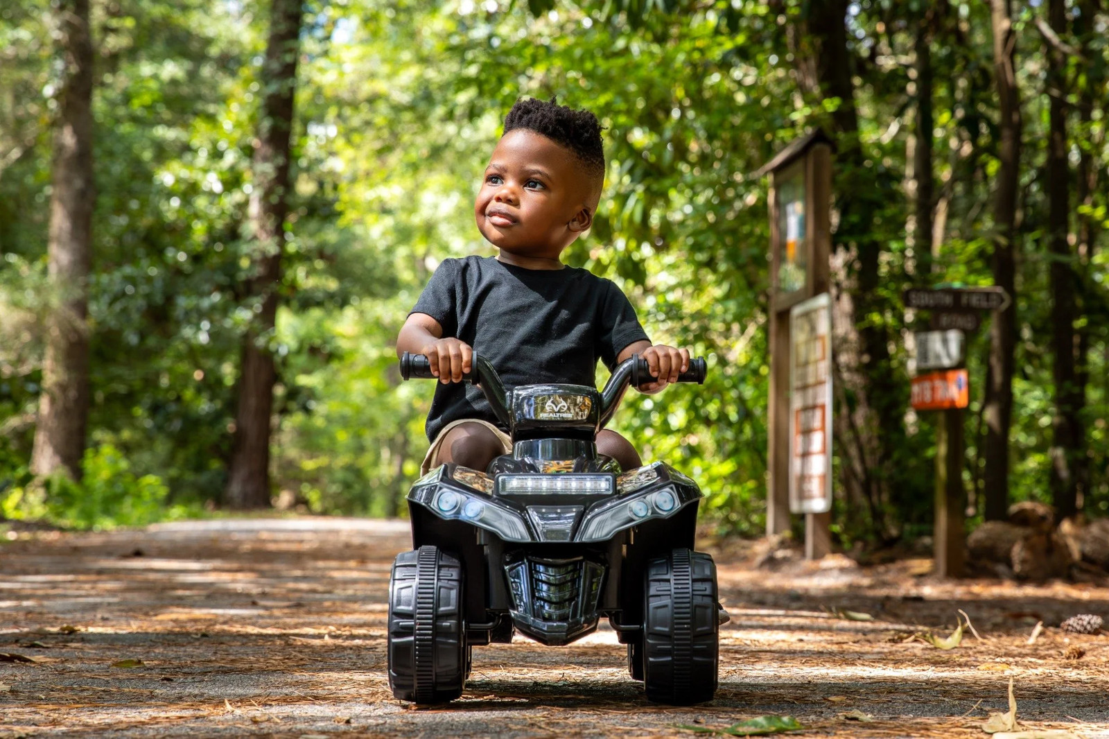 Kids Ride On Toy ATV Realtree Camouflage Quad Bike 6V Battery Powered