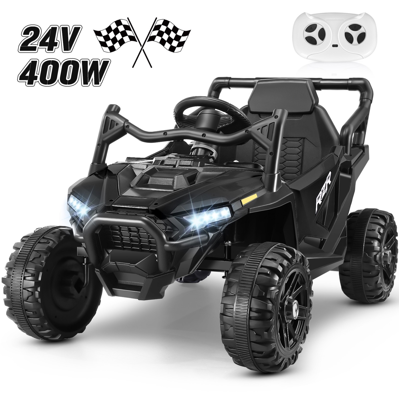 24V Kids Ride On Car Electric UTV Truck 2x200W Battery Power Wheels with Remote
