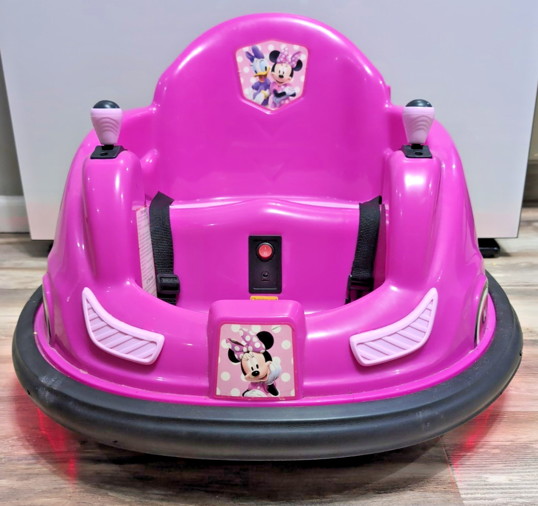Disney’s Minnie Mouse 6V Bumper Car, Battery Powered Ride on by Flybar