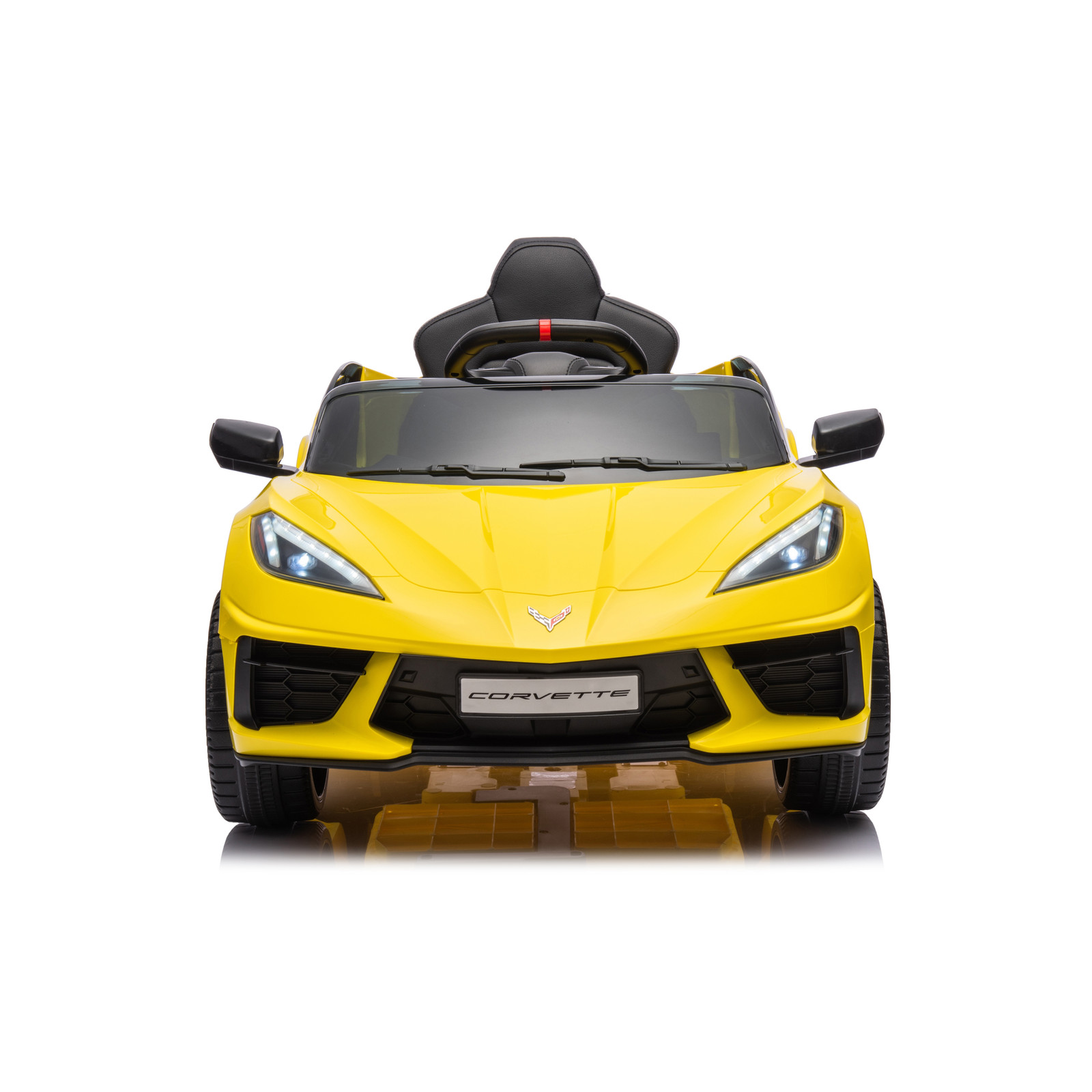 12V Chevrolet Corvette C8 1 Seater Kids Ride On Car Electric Toy Vehicle Remote