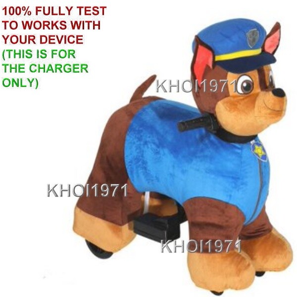 WALL charger AC adapter FOR 8804-70 Dynacraft Paw Patrol 6V Plush CHASE Ride-on