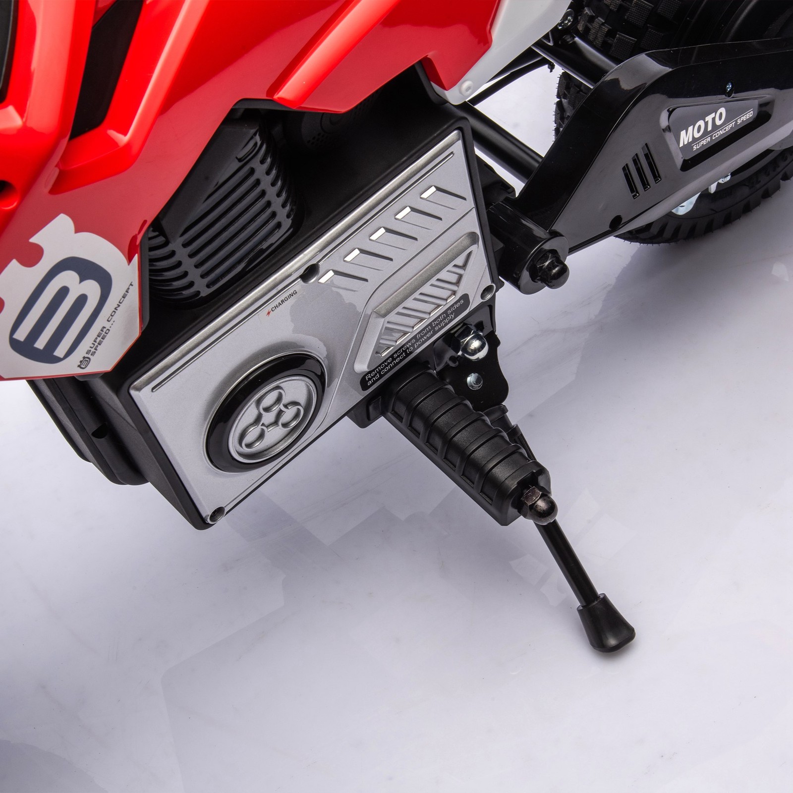 24V Electric Dirt Bike for Kids 5+ Motorcycle Toy Motocross 9.32 MPH Range 200W
