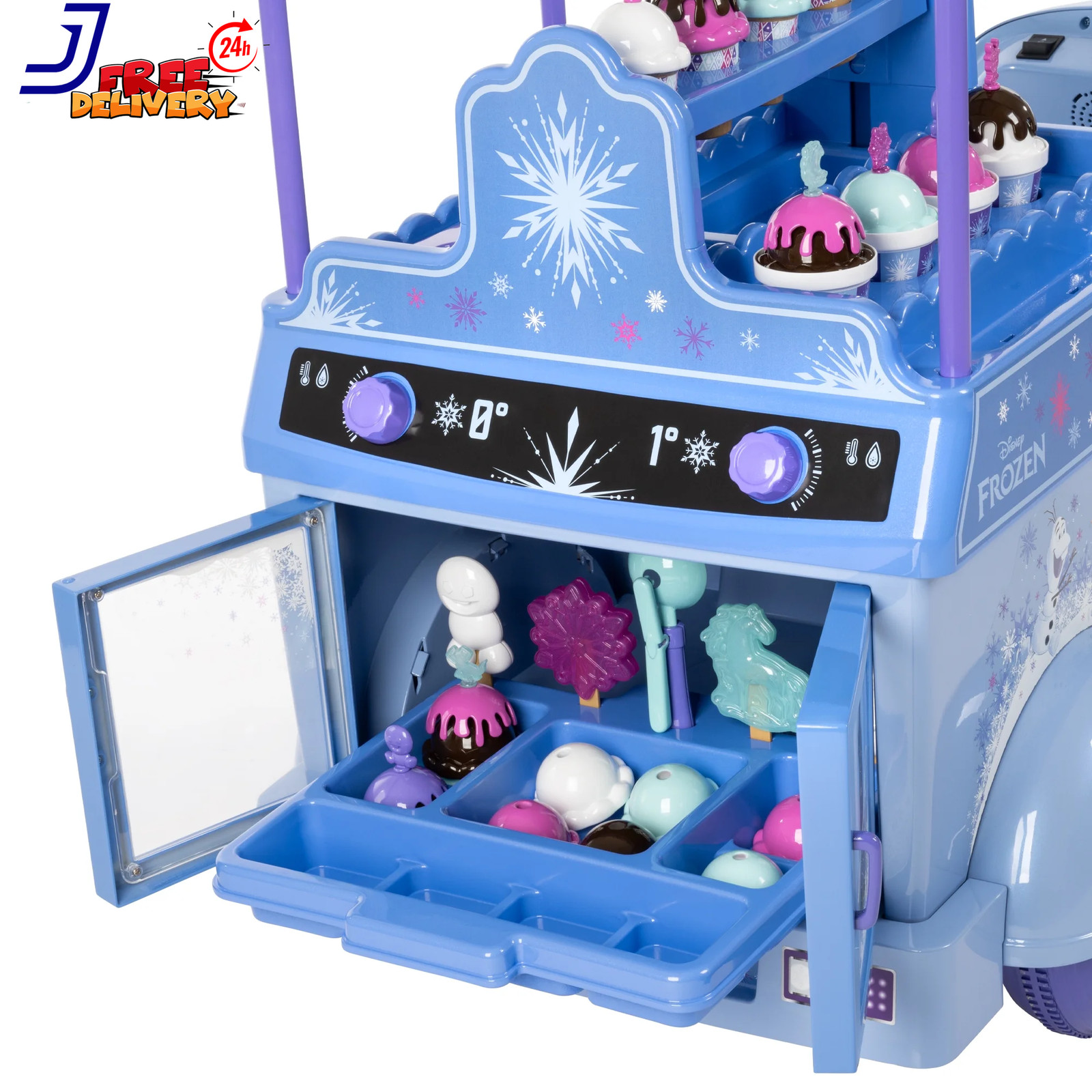 6V Frozen Ice Cream Cart Battery Ride-On Toy Ice Cream Toys FREE SHIPPING