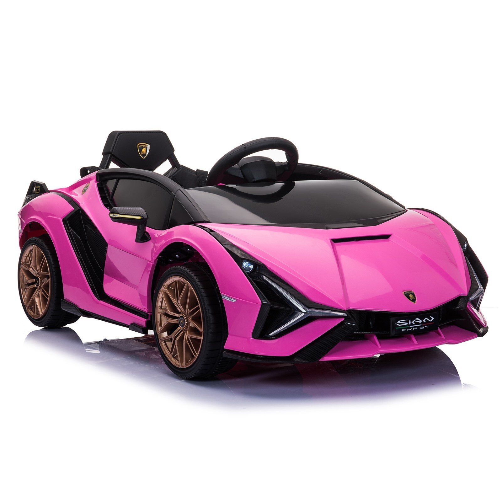 TOBBI 12V Kids Ride On Car Lamborghini SIAN Electric Vehicle w/Remote Control