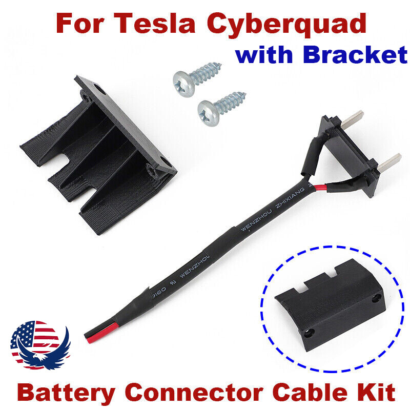 Fit For Tesla Cyberquad for Kids Battery Kit with CX-50 Power Connector Bracket