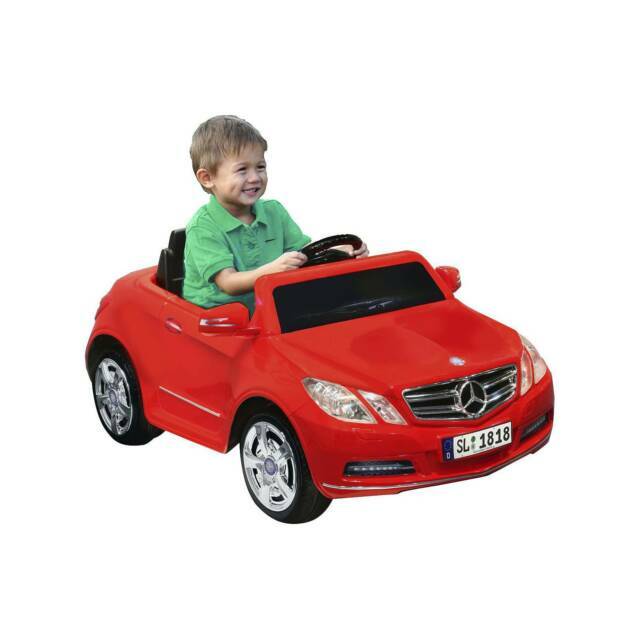 Kid Motorz Mercedes Benz E550 Ride-On 1-Seater Rechargeable 6-Volt in Red NEW