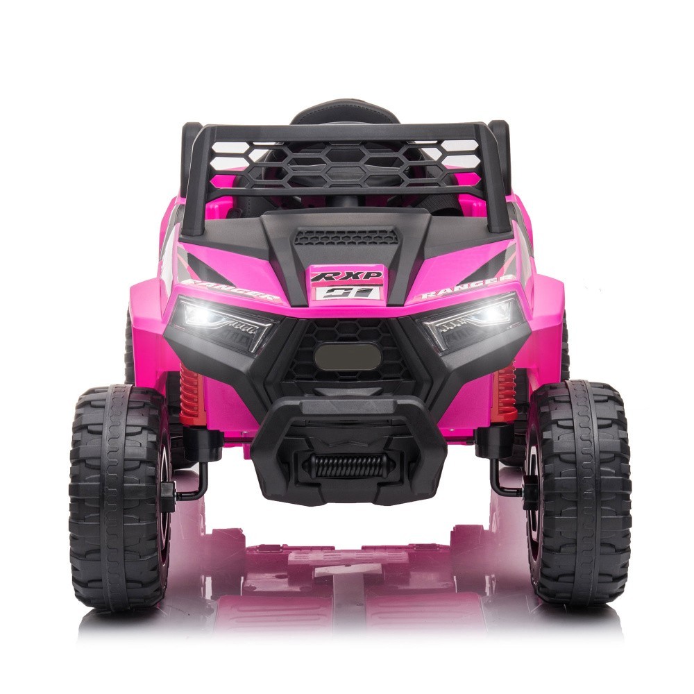 12V kids Ride On Mini UTV Electric Car Front LED Lights & Horn For Children