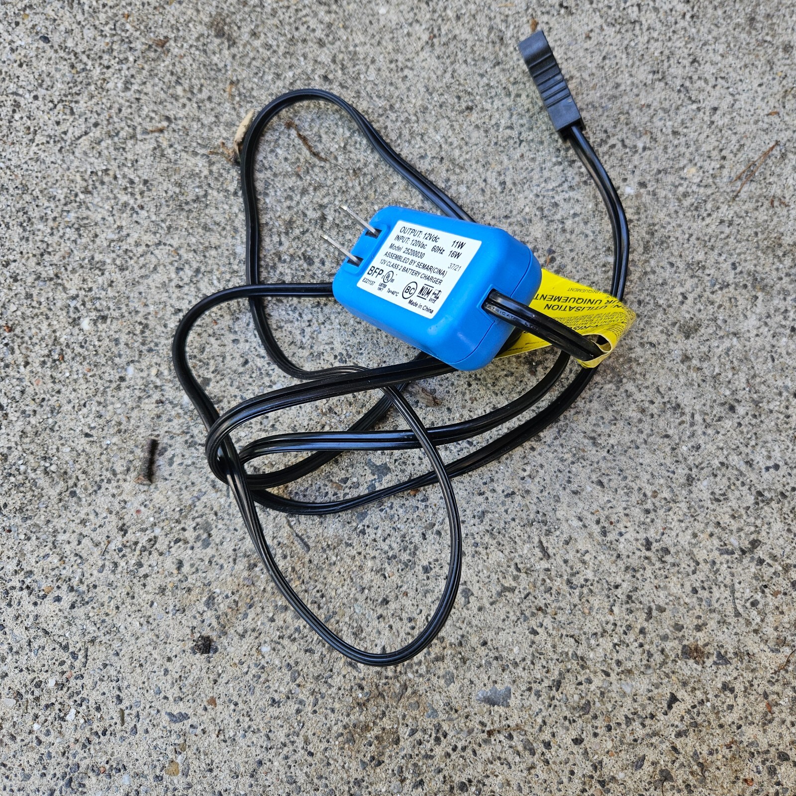 BATTERY CHARGER John Deere Ground Force Toy Tractor | Peg Perego | Genuine Parts