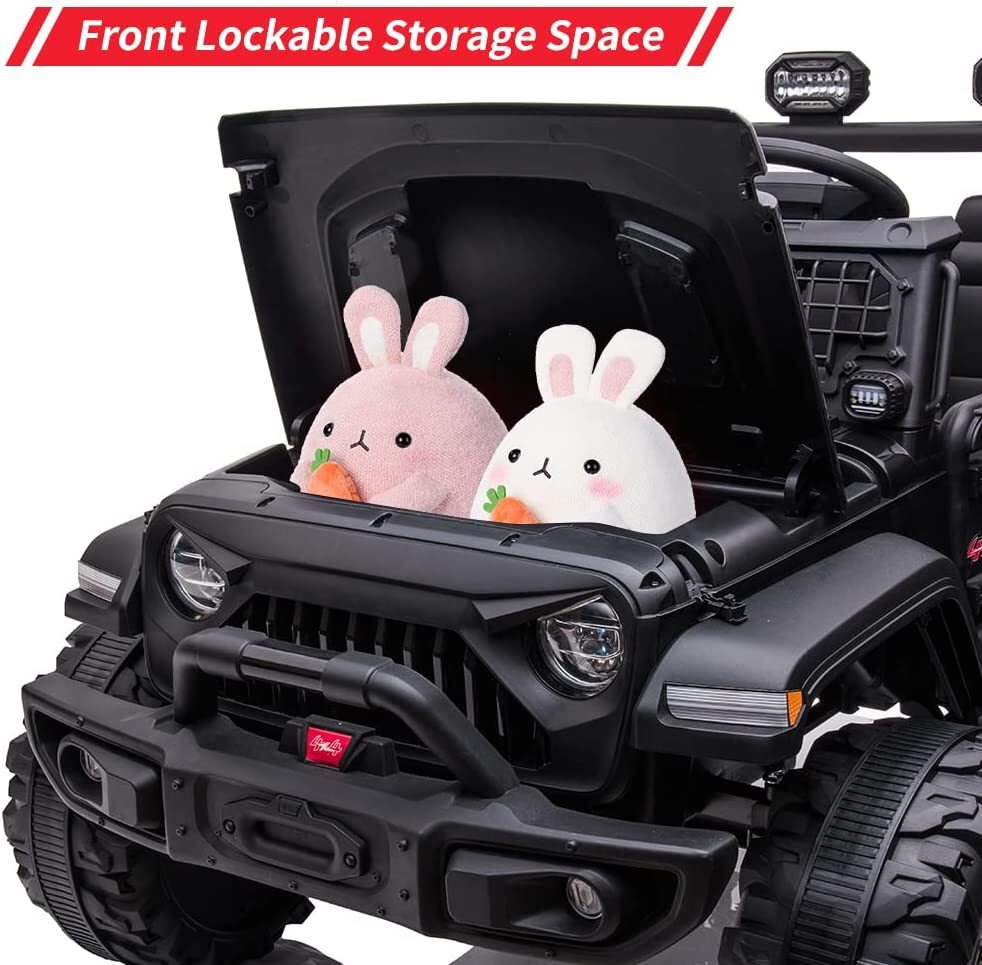 24V Ride On Truck Car Toys Electric Vehicles w/Parent Remote for Kids Xmas Gift