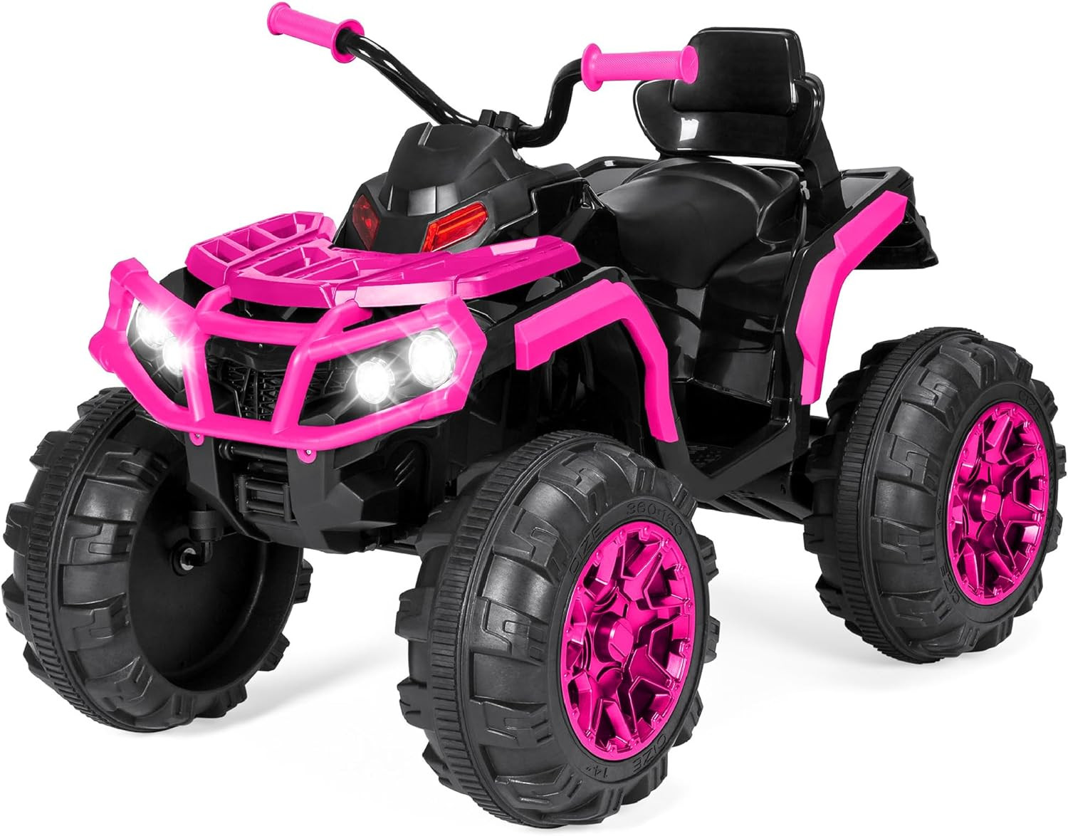 12V Kids Ride-On Electric ATV, 4-Wheeler Quad Car Toy W/Bluetooth Audio, 3.7Mph