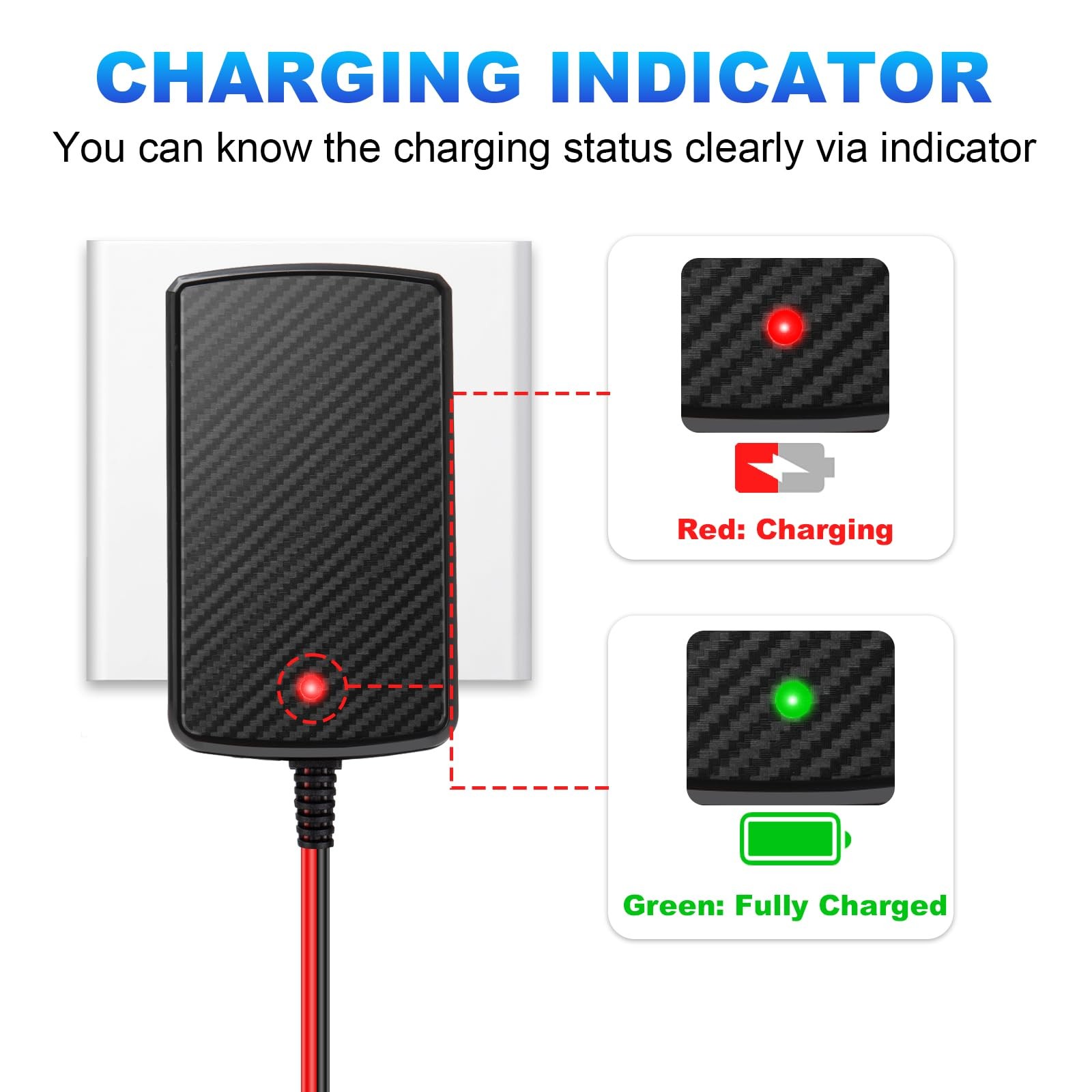 12V Battery Charger for Kids Ride On Toys, 12V Kids Ride On Car Charger for K…