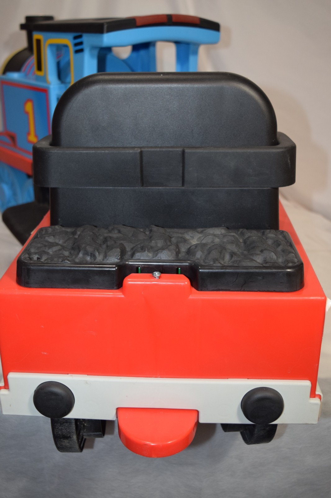 Peg Perego Thomas Tank Engine Train Ride On With Coal Car Battery Charger GUC