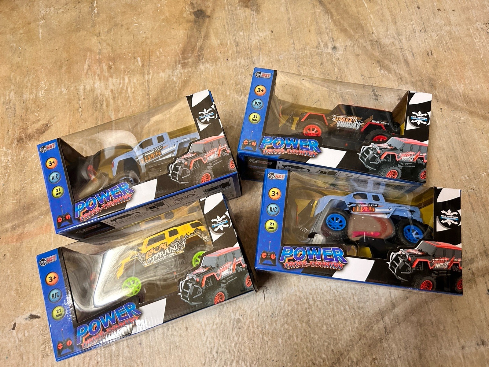 Four Kids Car Toys Power Cross Country Brand New Unopened