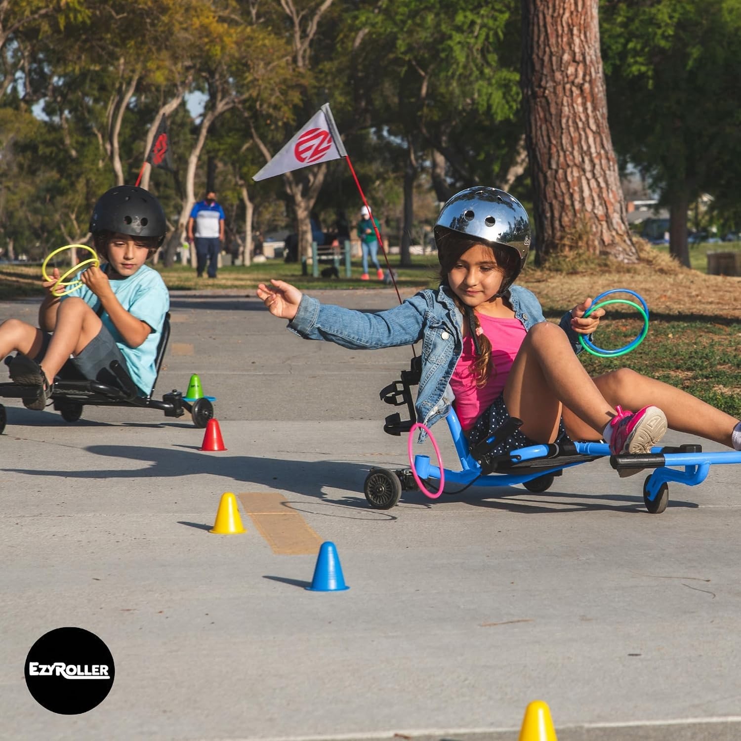 Blue Drifter Ride On Toy for Kids Ages 4 to 12 Lightweight Design