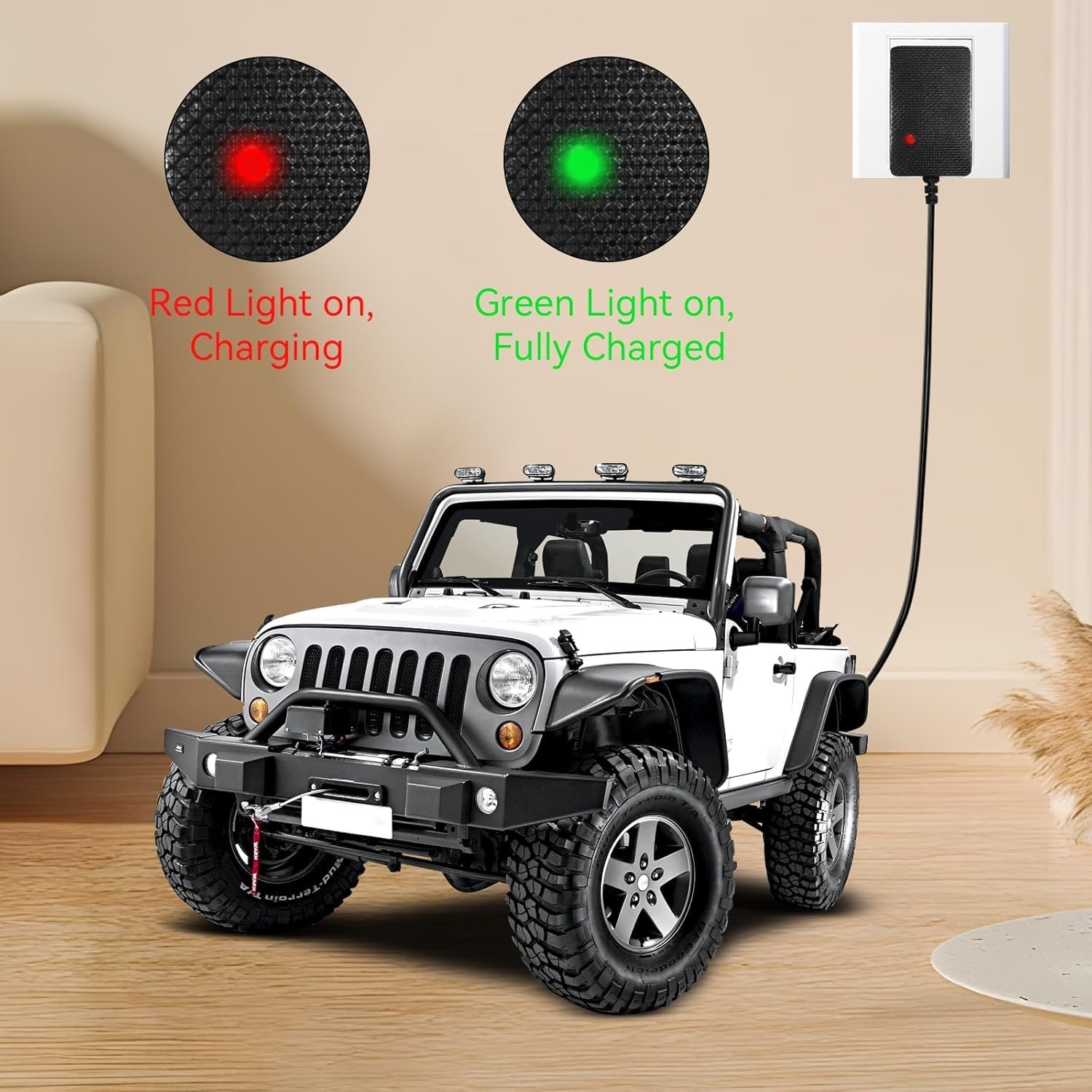 Reliable 12V Battery Charger for Kids’ Ride-On Cars & Bumper Toys – Certified
